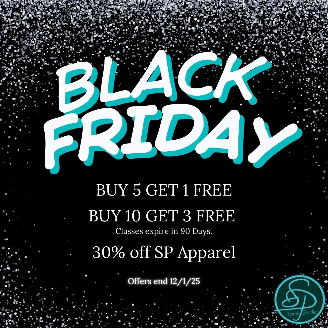 Black Friday Specials are now live!
Grab them while you can.
All offers end 12/1/25
Link in bio.

#blackfridaydeals #barrestudio #fitness #barrefitness #secretphysique #holiday