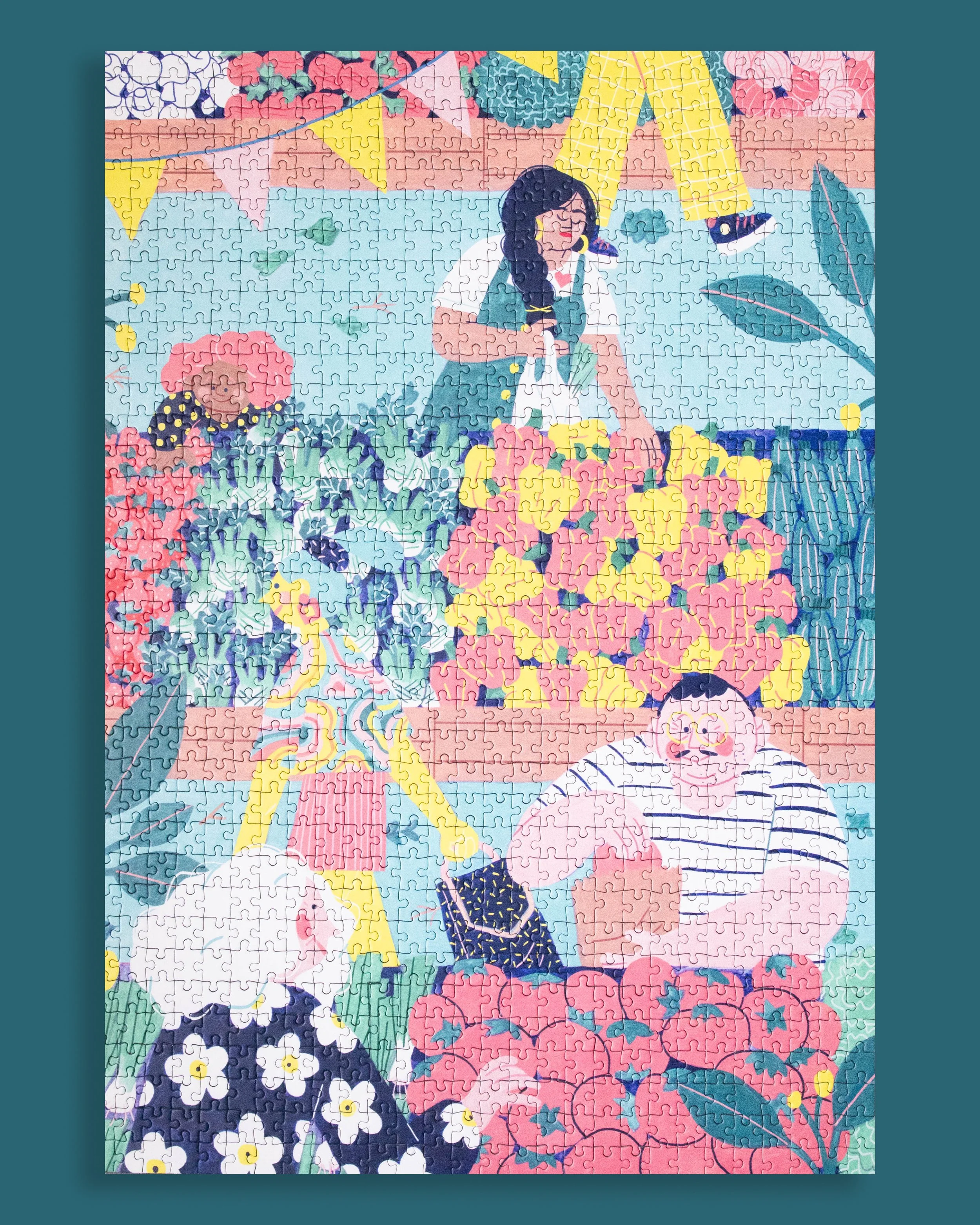 Le marché - 1000pc - Piece&peace