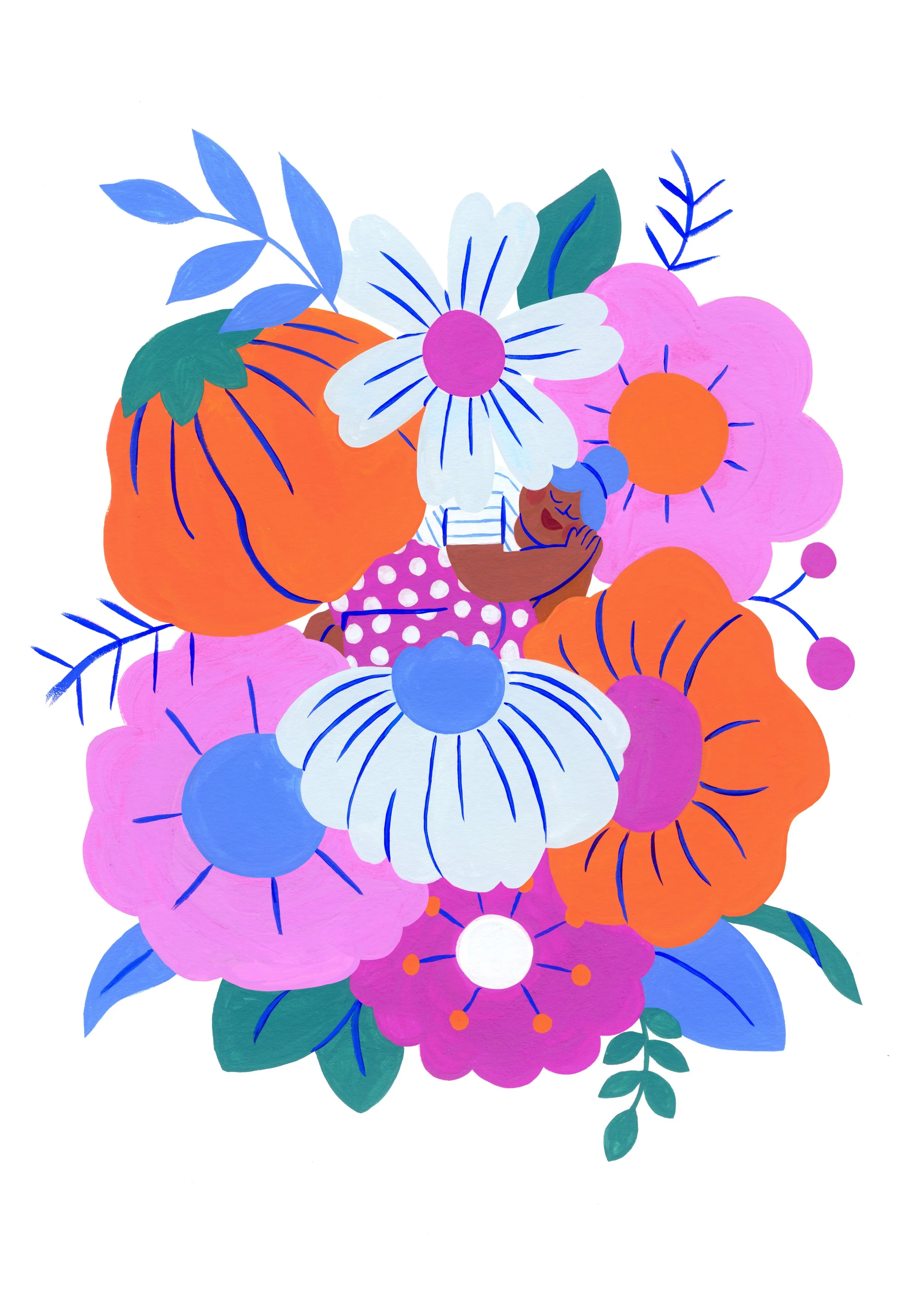 Sieste dans les fleurs gouache.jpg