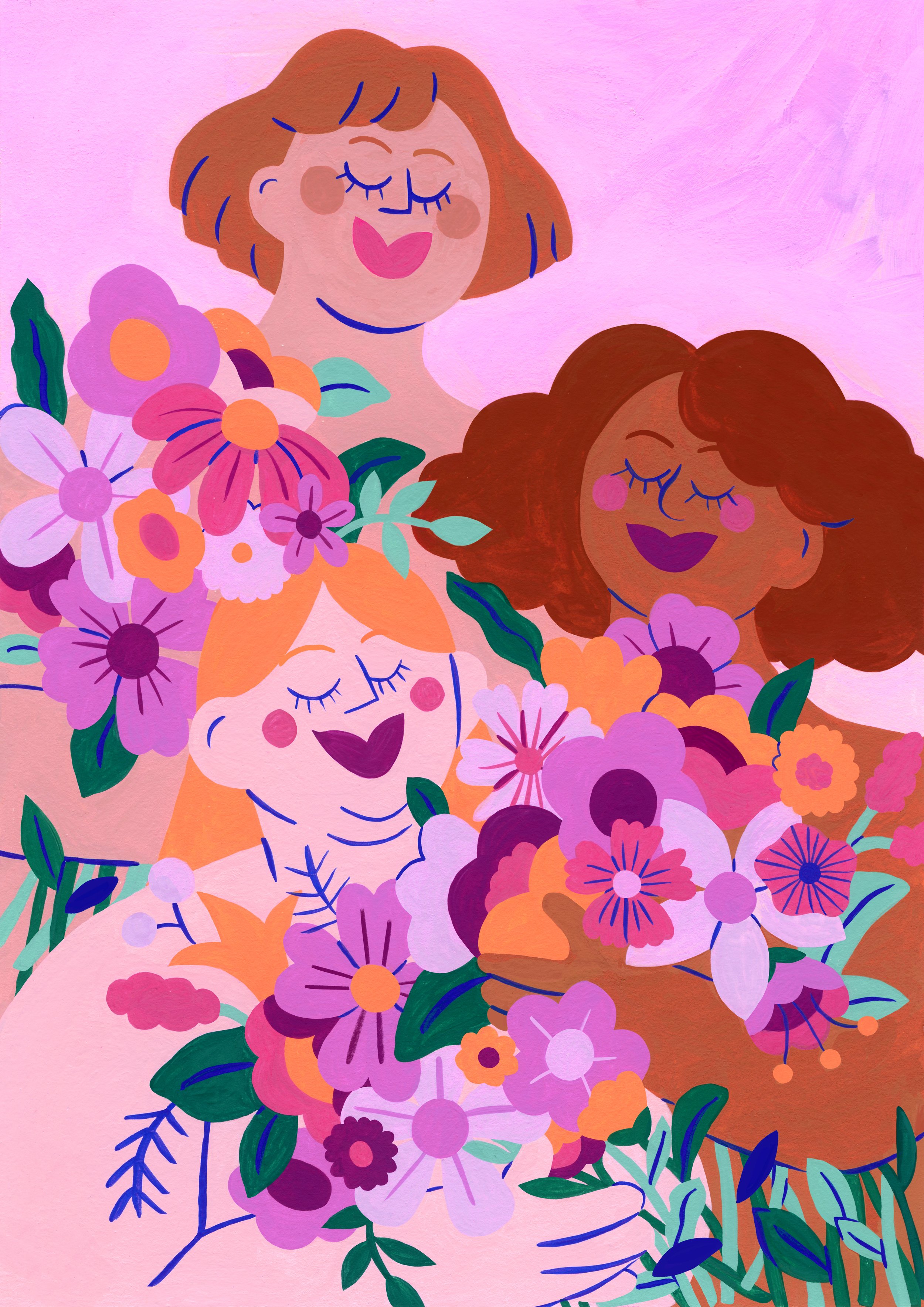 Les_porteuses_de_fleurs GOUACHE couleurs naturelles.jpg