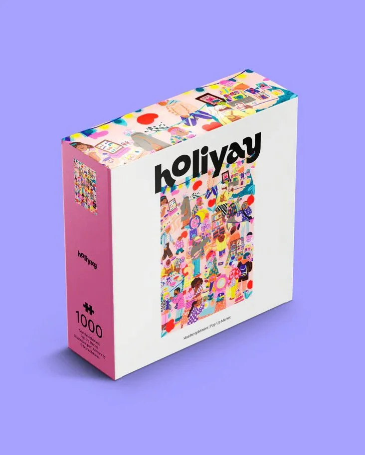 Marché éphémère - 1000pc - Holiyay