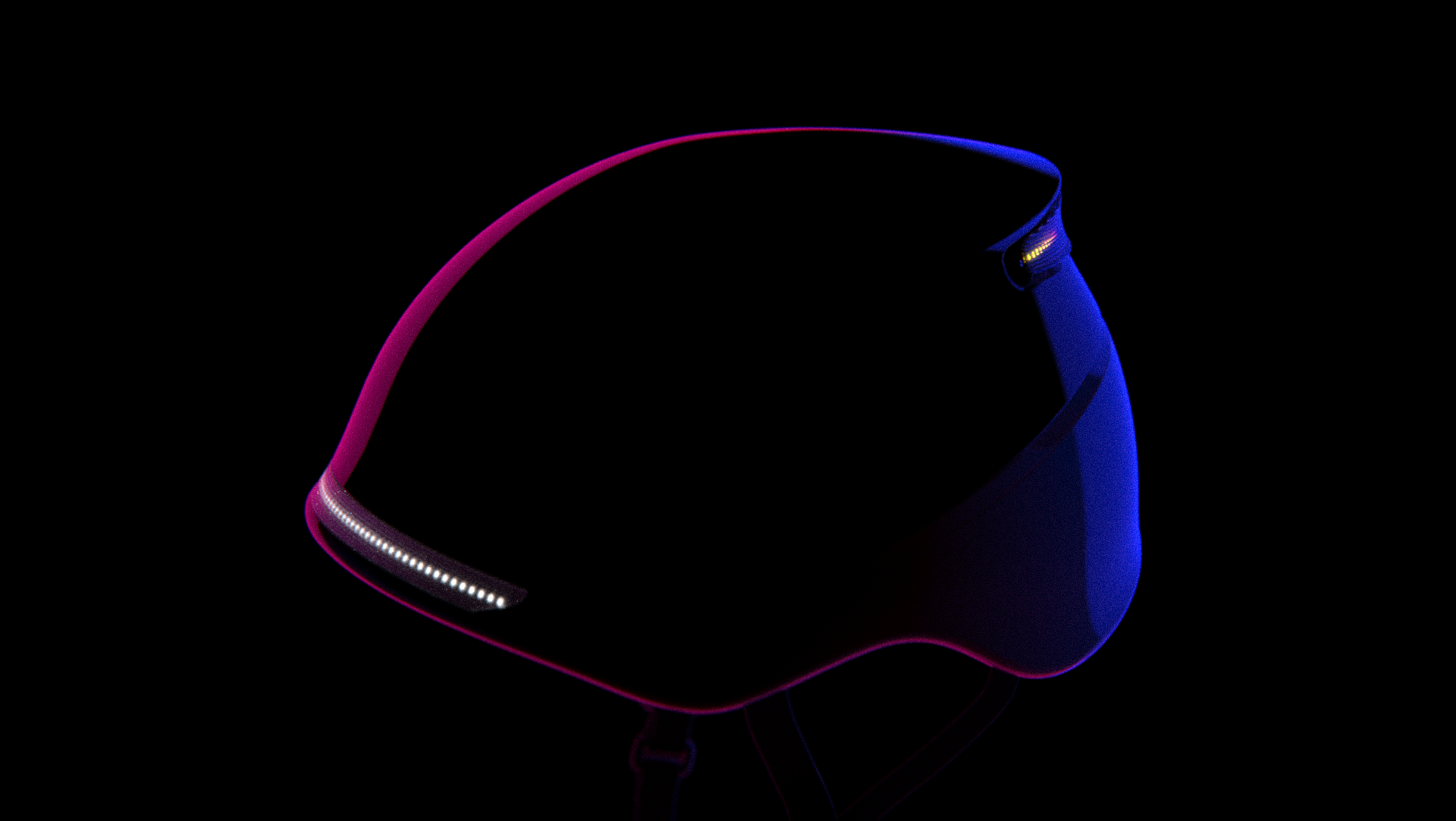 Envisioned as a smart E-mobility helmet for urban commuters on e-bikes and P.E.V.s
