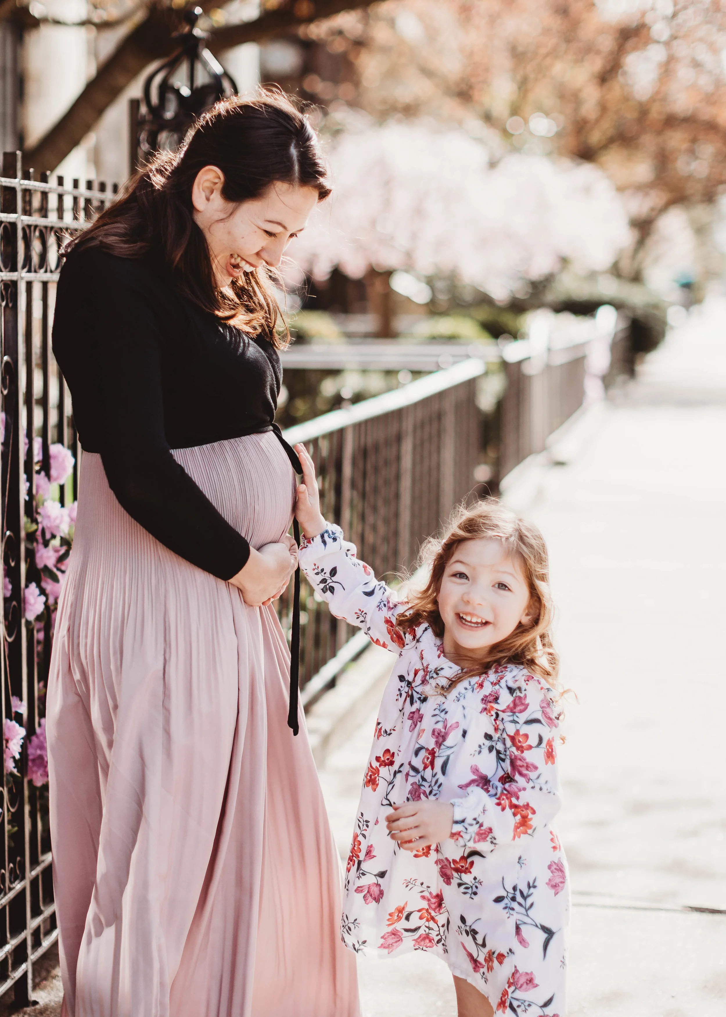 Mommy and Me Maternity Session in Boston | Sudbury Maternity Photographer