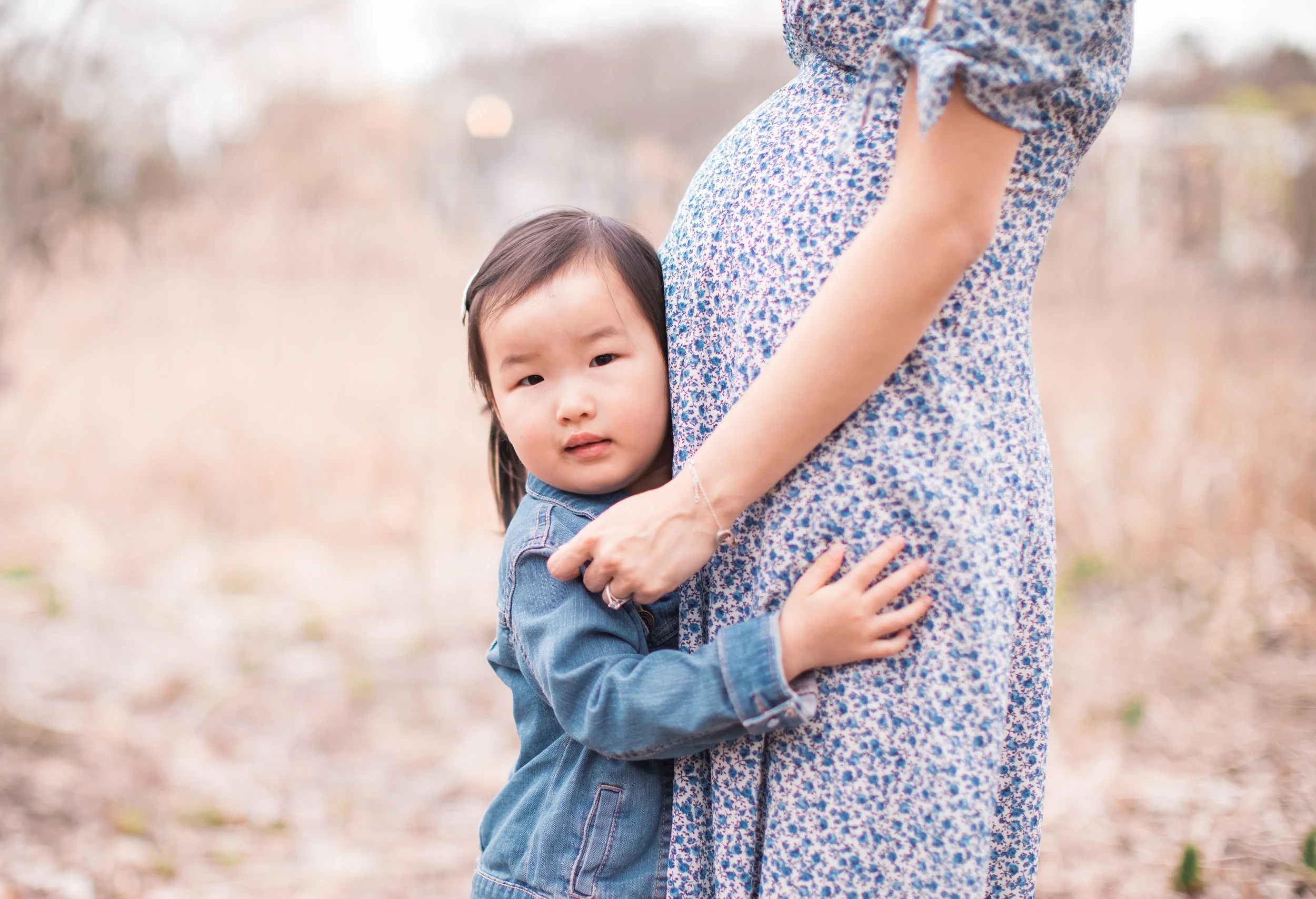 Maternity Photography with Sibling | Boston Maternity Photographer