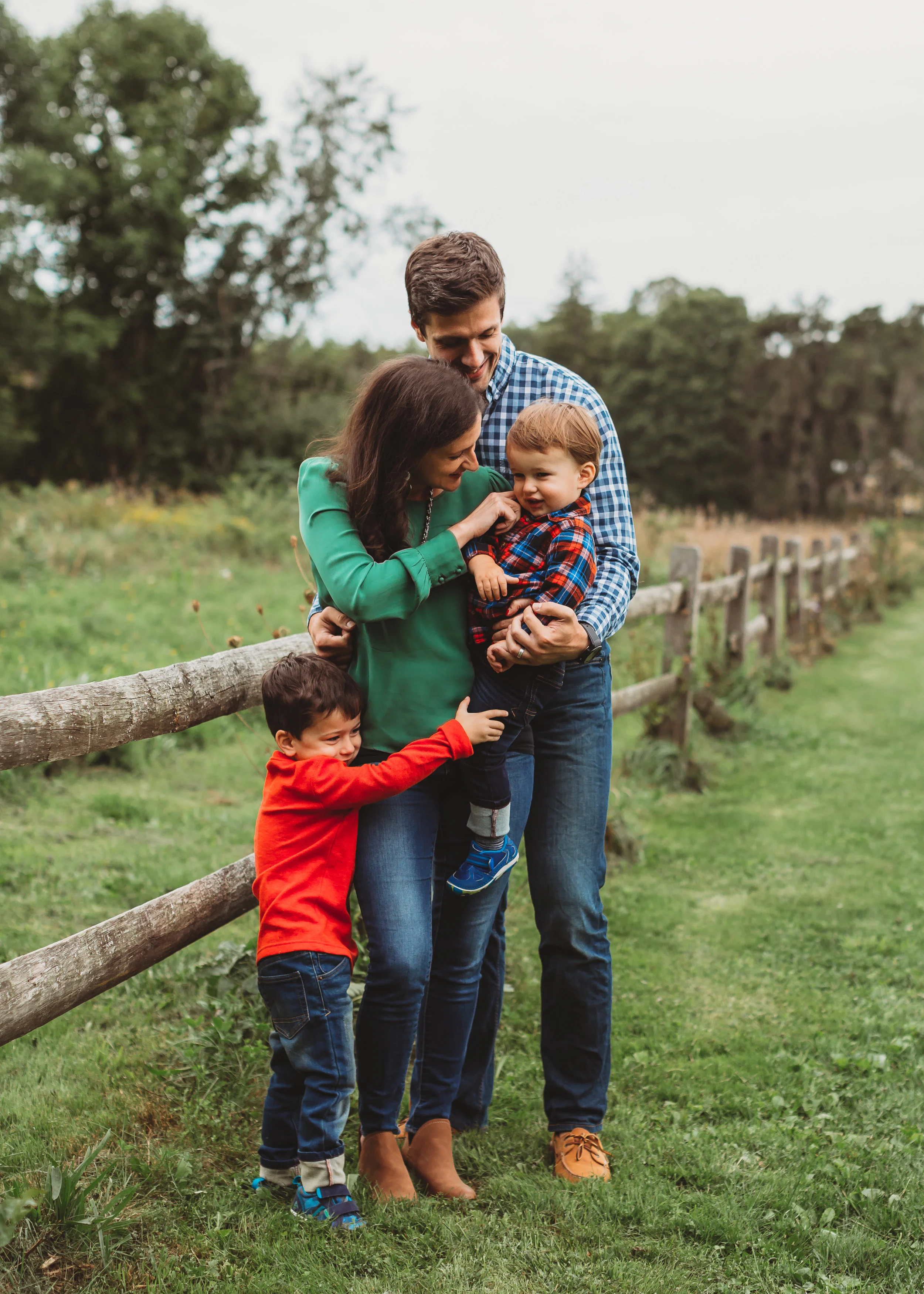 The First day of fall in Lincoln, Massachusetts | Boston Family Photographer