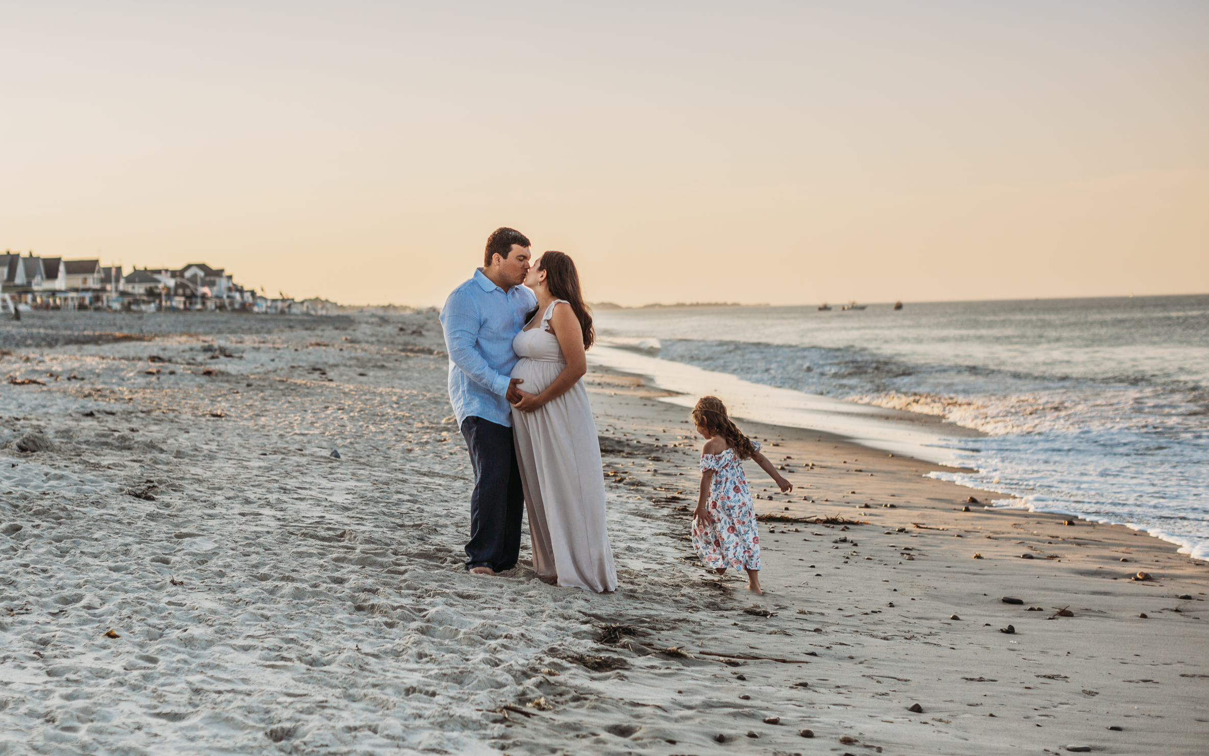 Christine: Greater Boston Maternity Session | Massachusetts Beach Family Photography