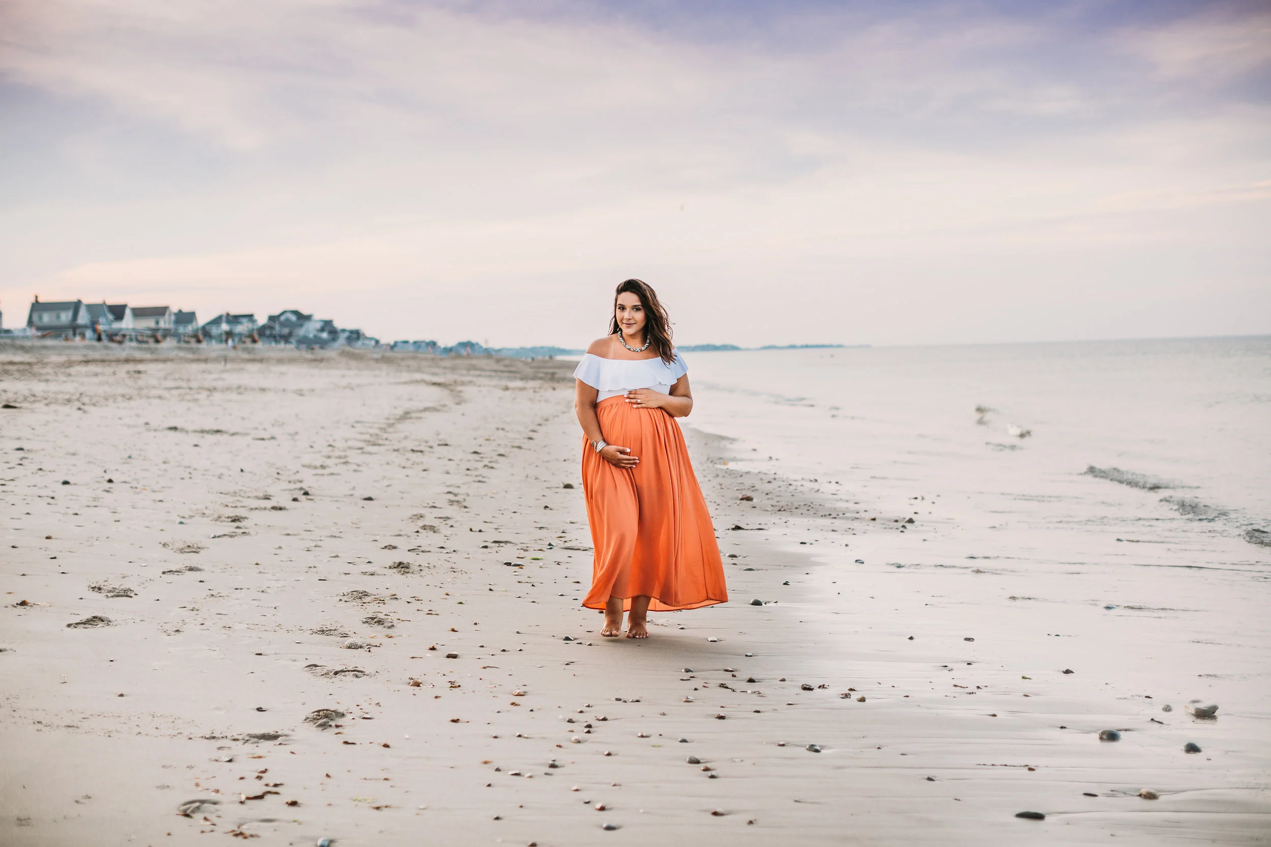 Greater Boston Maternity Photography at the Beach