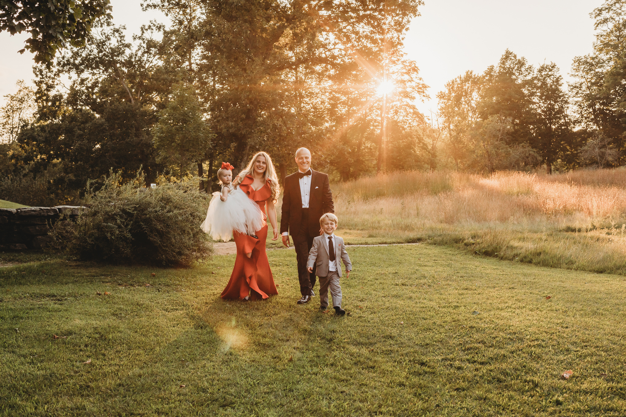 Concord, Massachusetts Family Photography in Formalwear