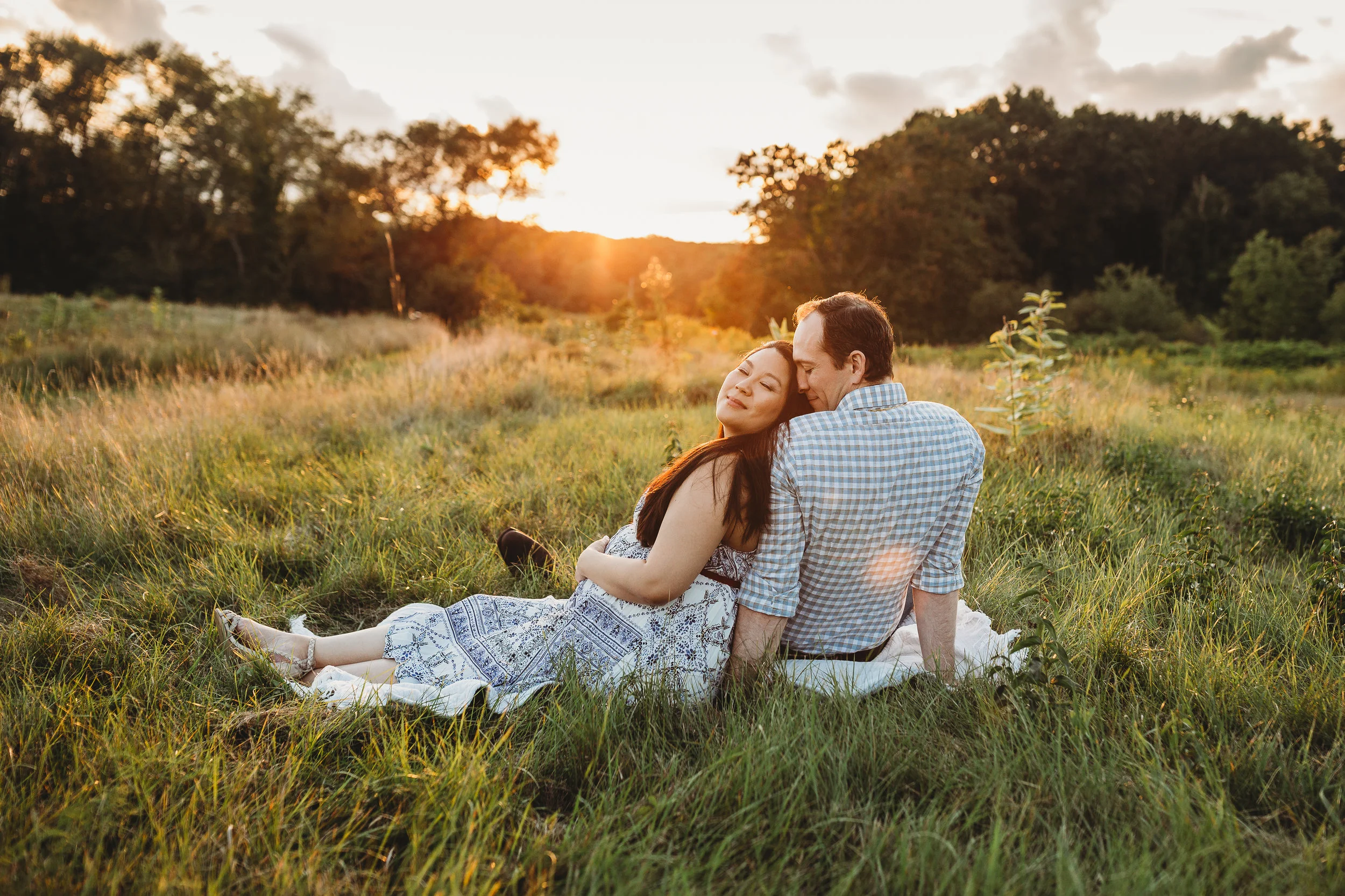 Greater Boston Maternity Portrait Session | Belmont, Massachusetts