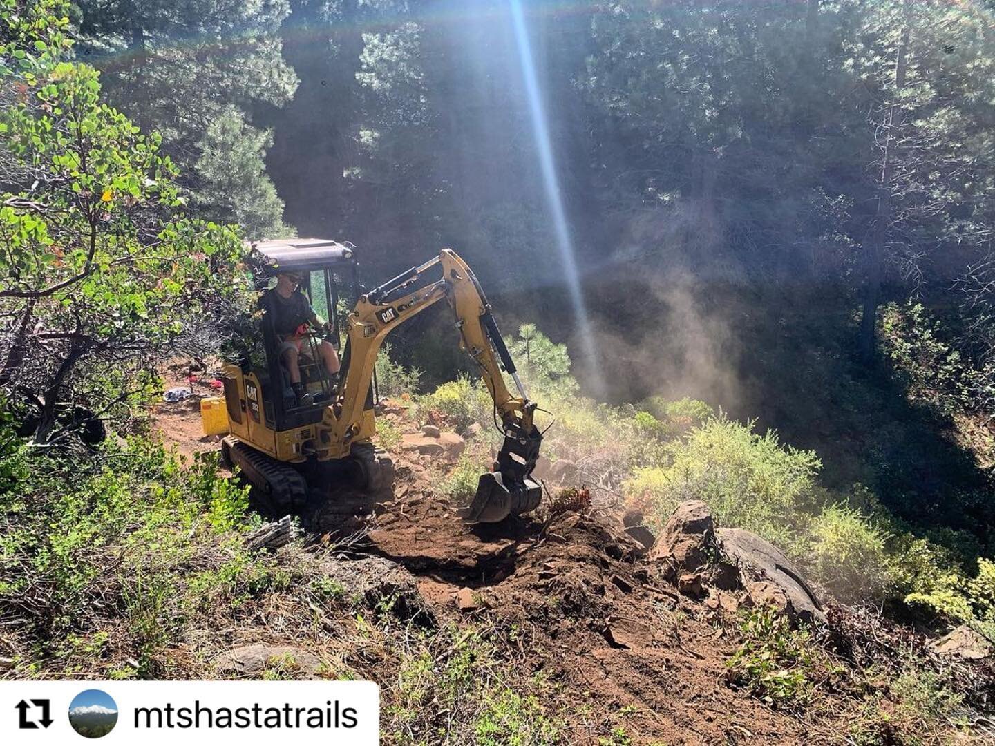 #Repost @mtshastatrails 
・・・
Come help us on Saturday with the finish work on the amazing work the @trail_labs crew has been doing on the Gateway Reroute! This trail is seriously rad and we hope you&rsquo;ll be as stoked as we are on the progress. We