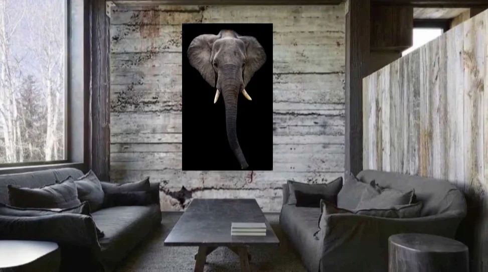 Black elephant trunk wall.jpeg