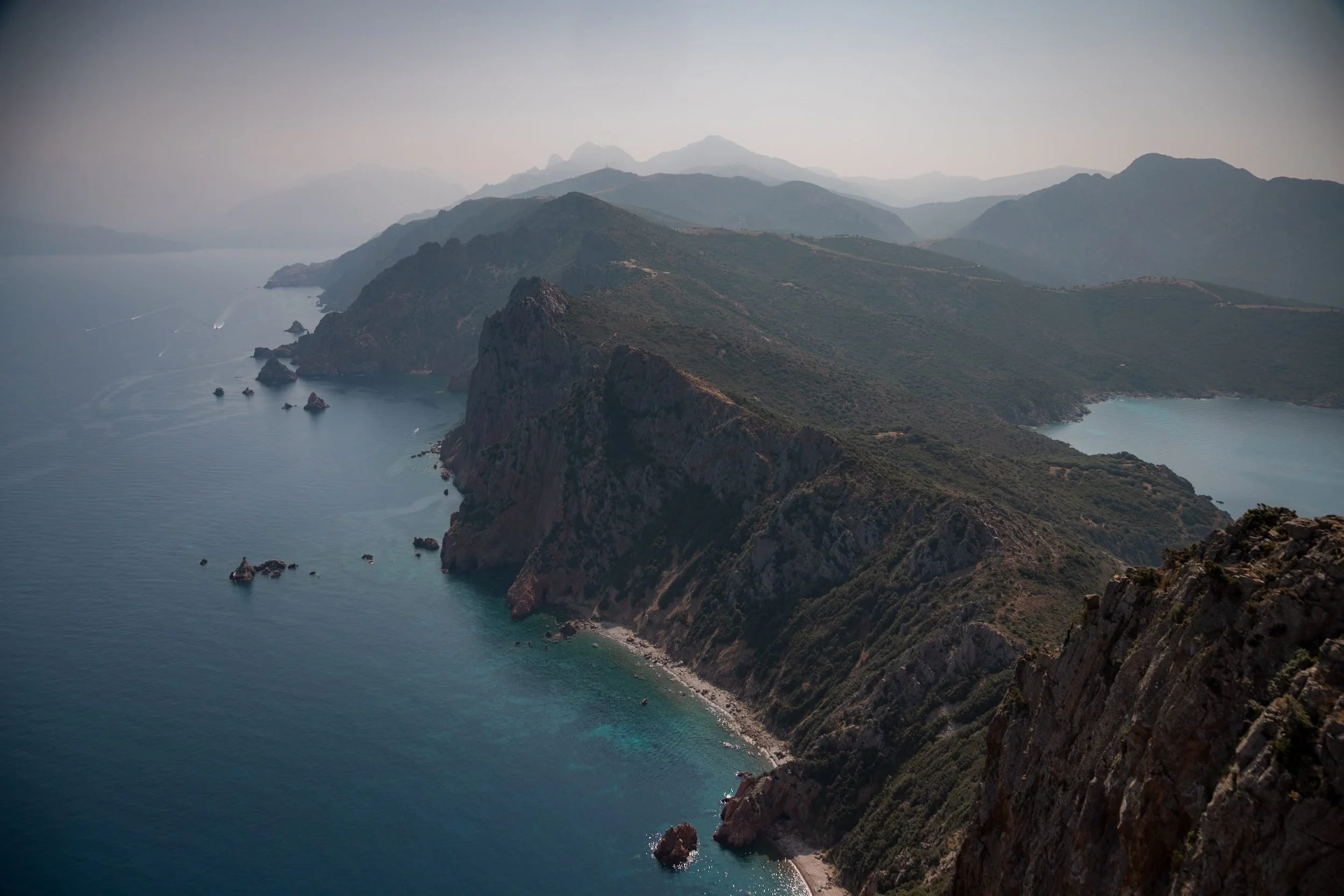 veiwpoint from above capo rosso