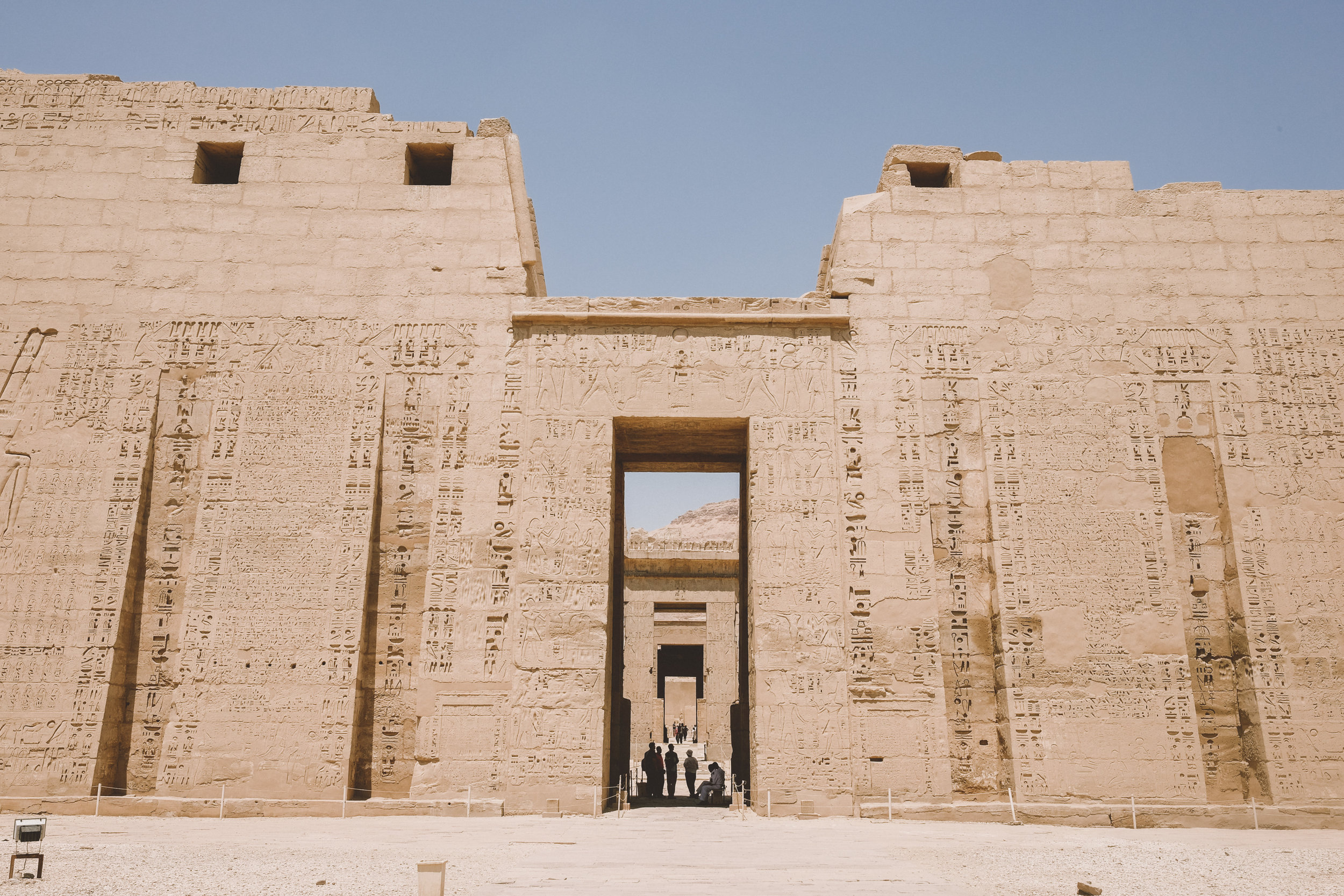 Medinet Habu, the mortuary temple of Ramesses III