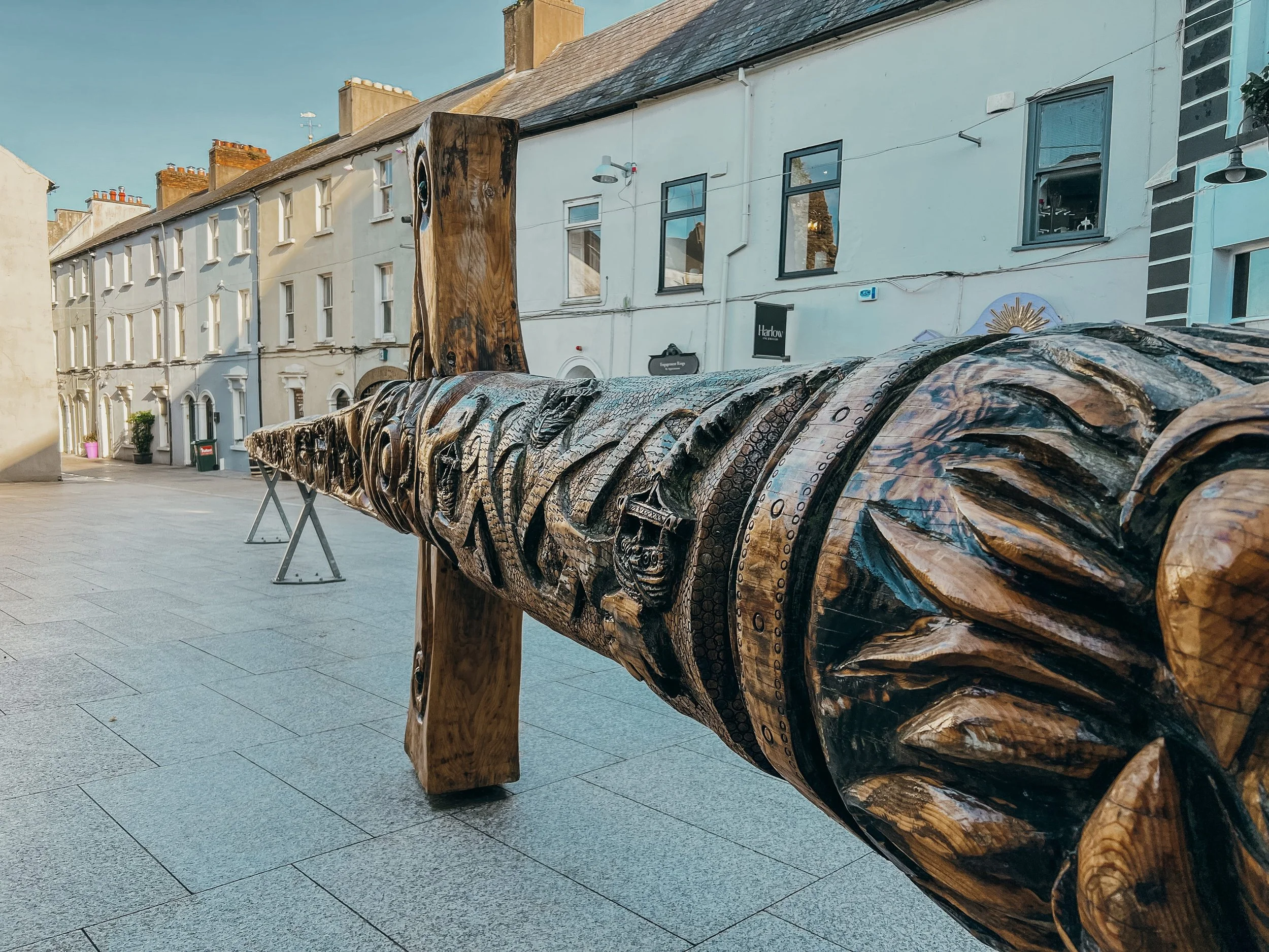 viking boat mast in waterford ireland