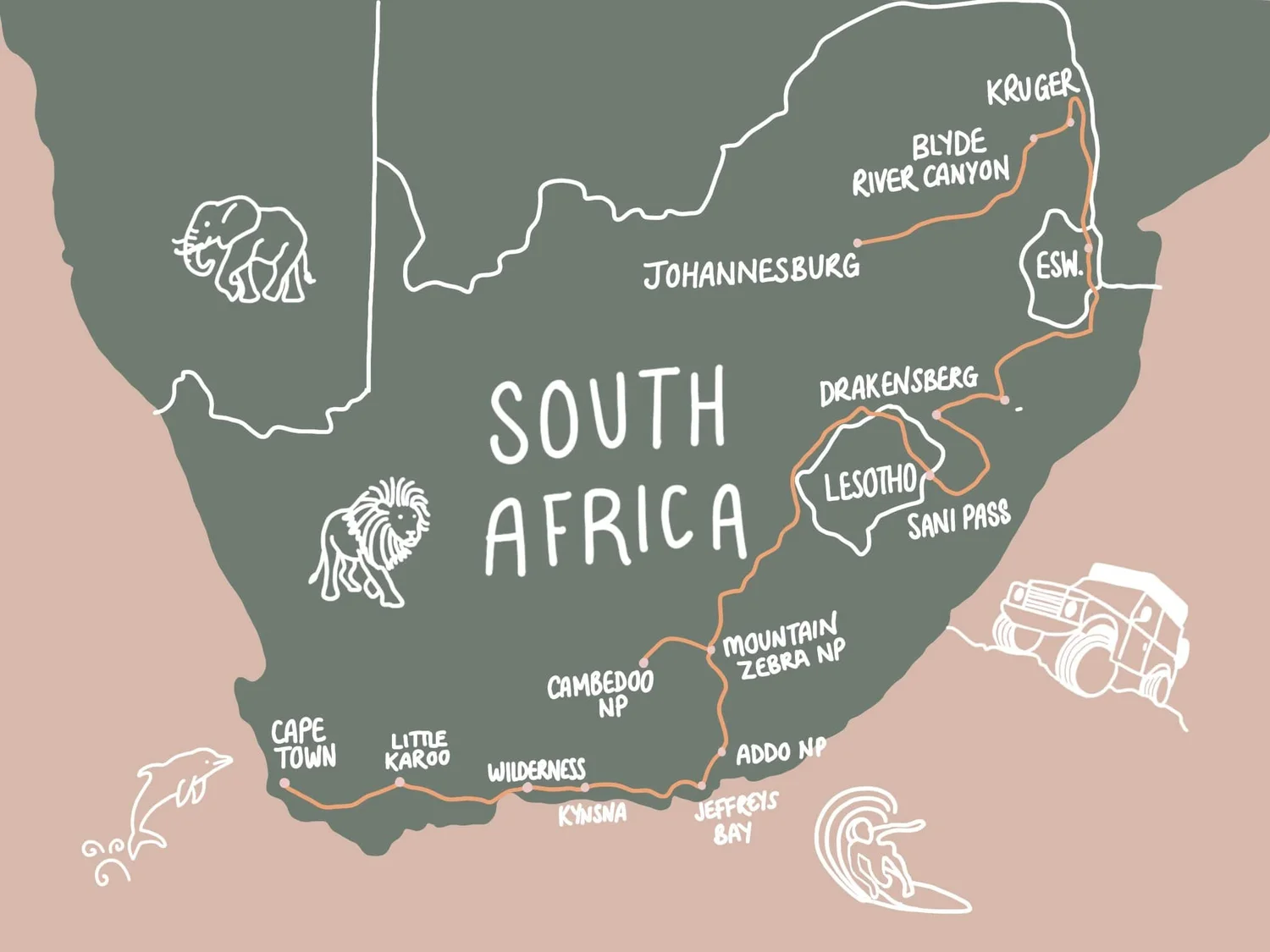 3-Week South Africa Road Trip from Johannesburg to Cape Town — Finding ...