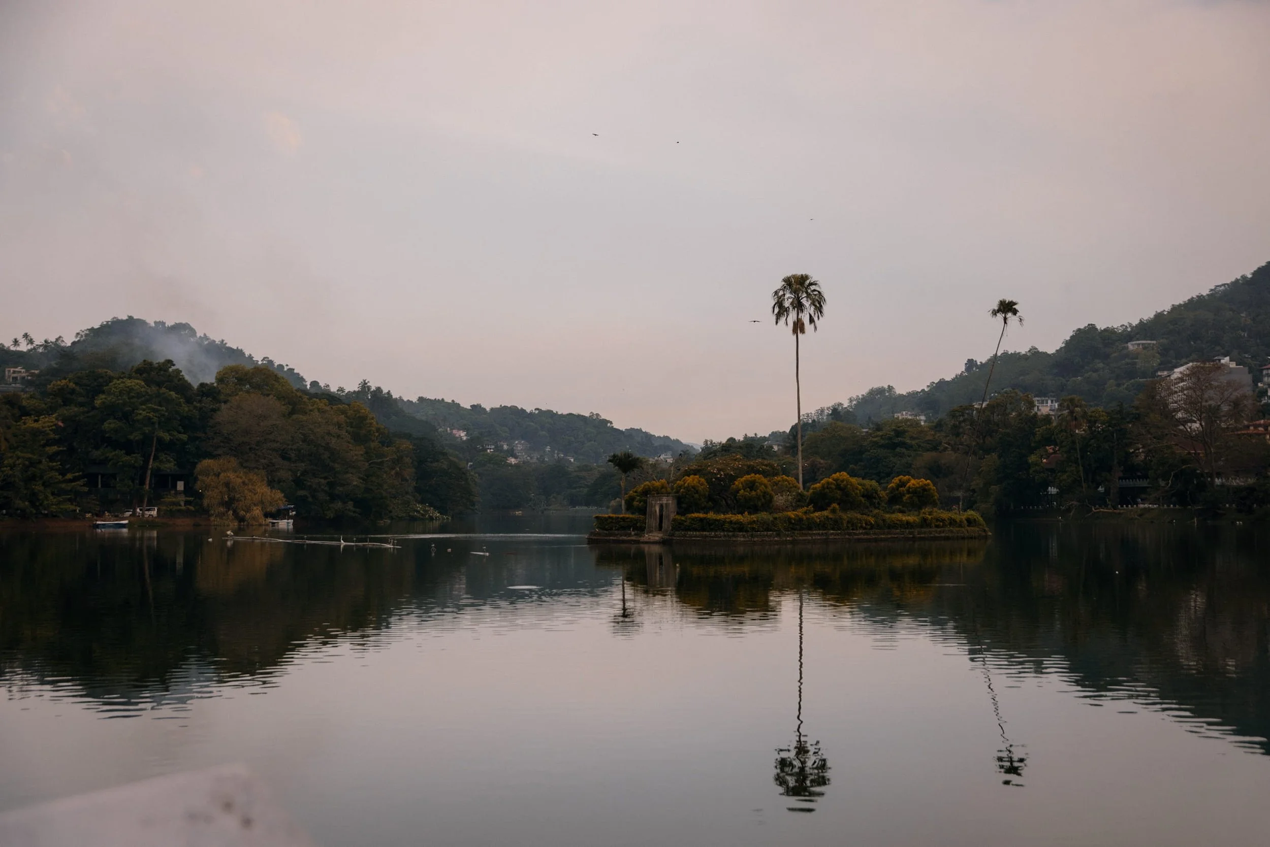 Kandy Lake at sunset