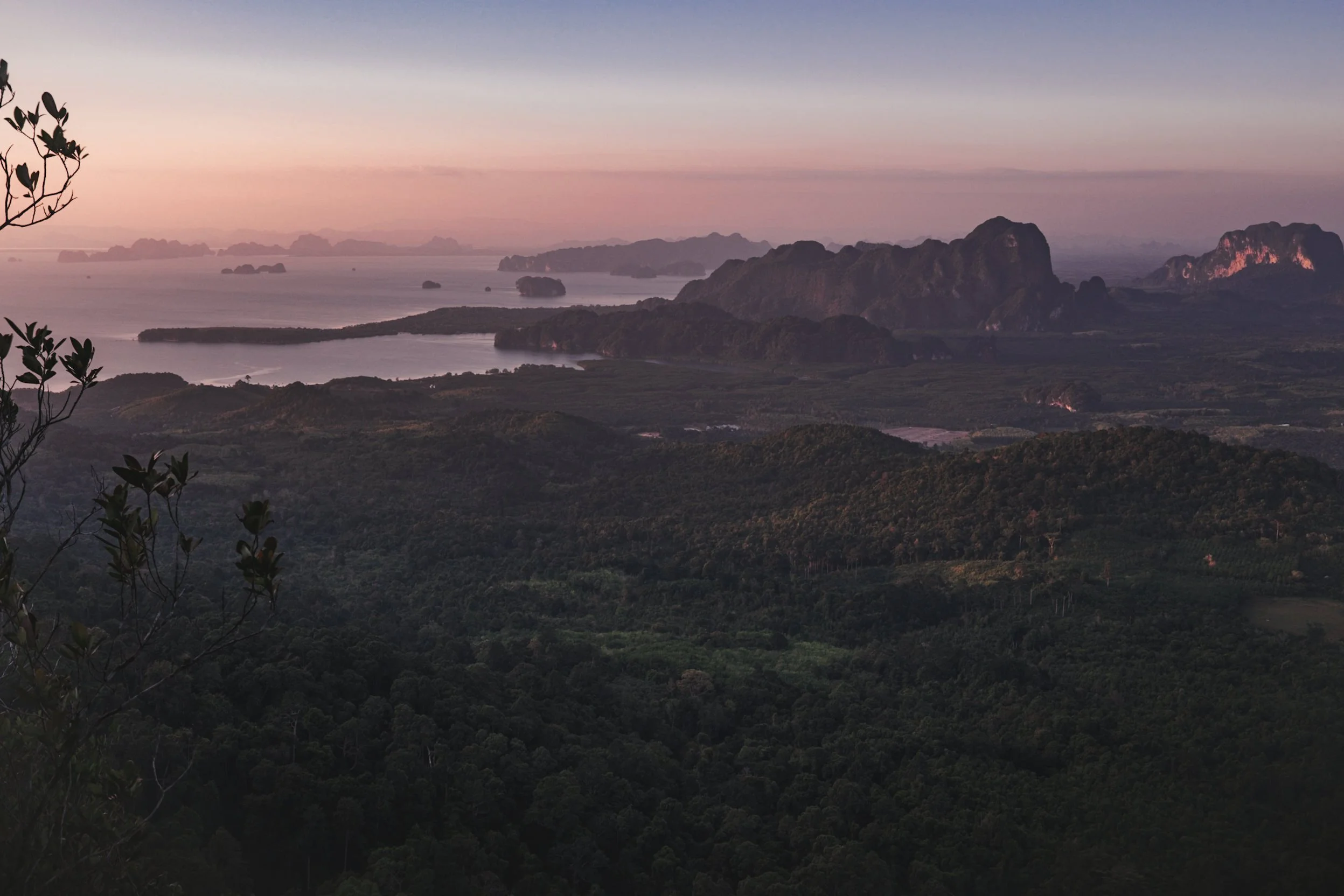 krabi sunset thailand
