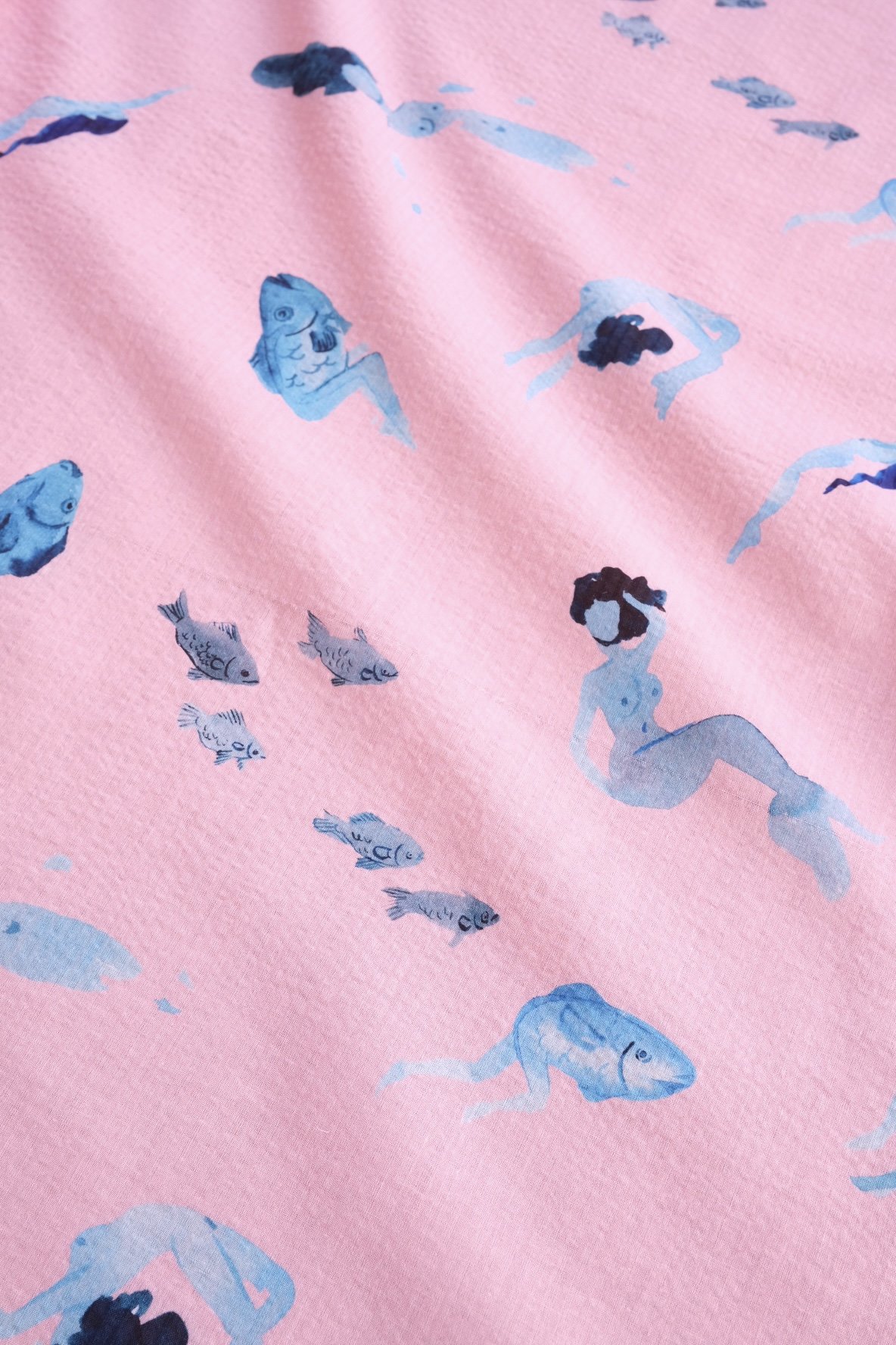 CUSTOM STYLE in the pink mermaids print