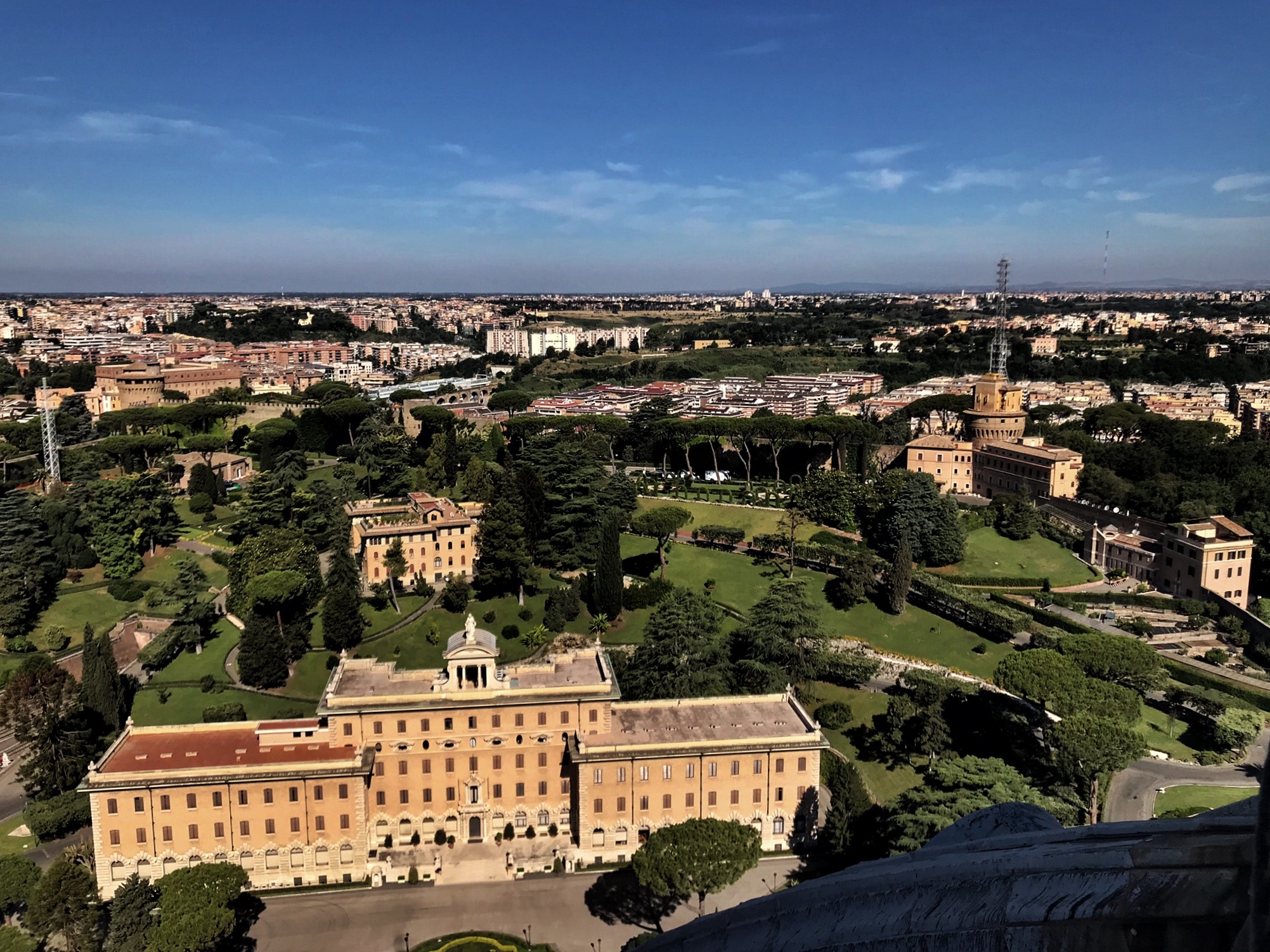 You can see all of Rome! 