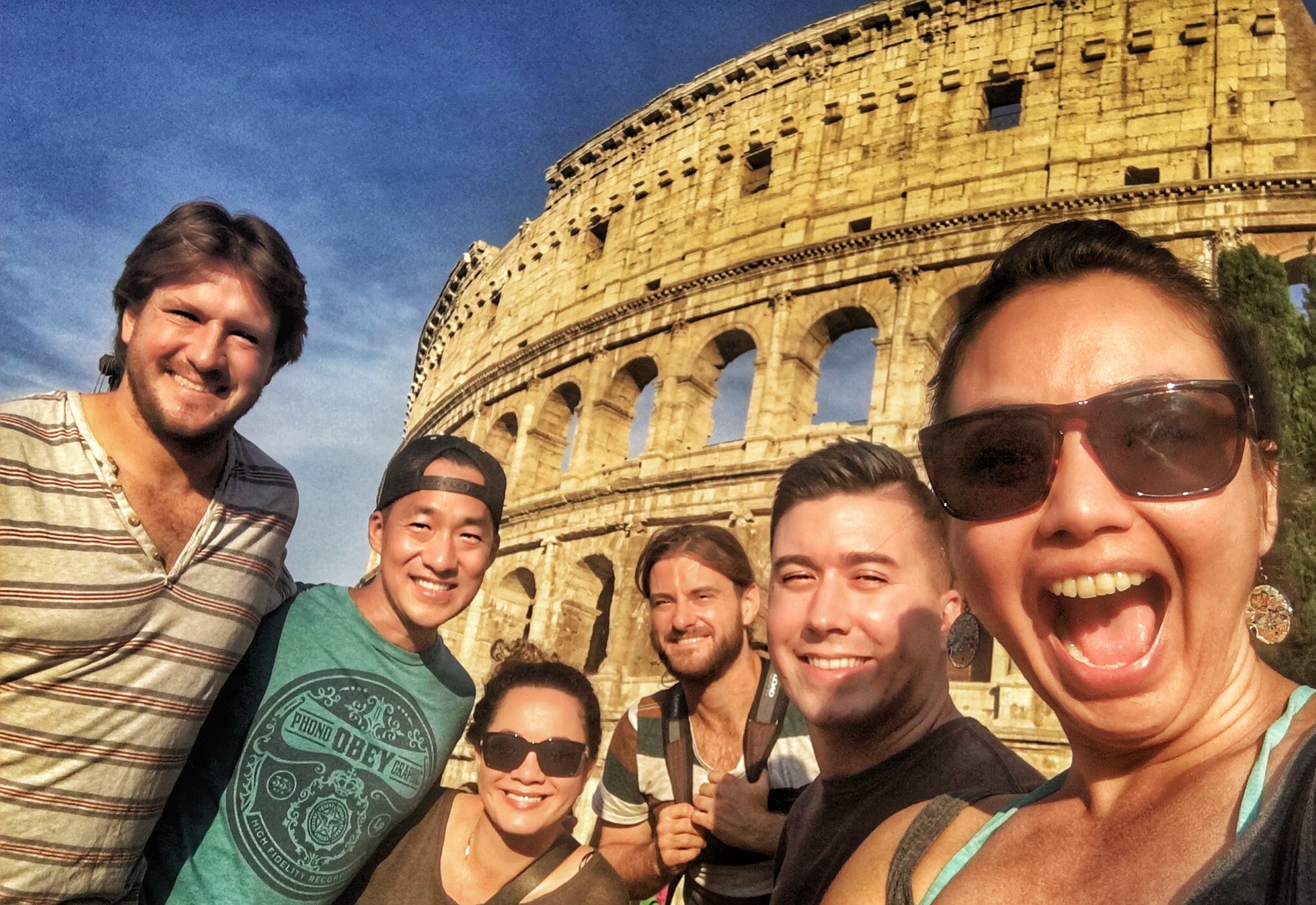 We finally found the Colosseum! Yay! Now we can finally head back home! 
