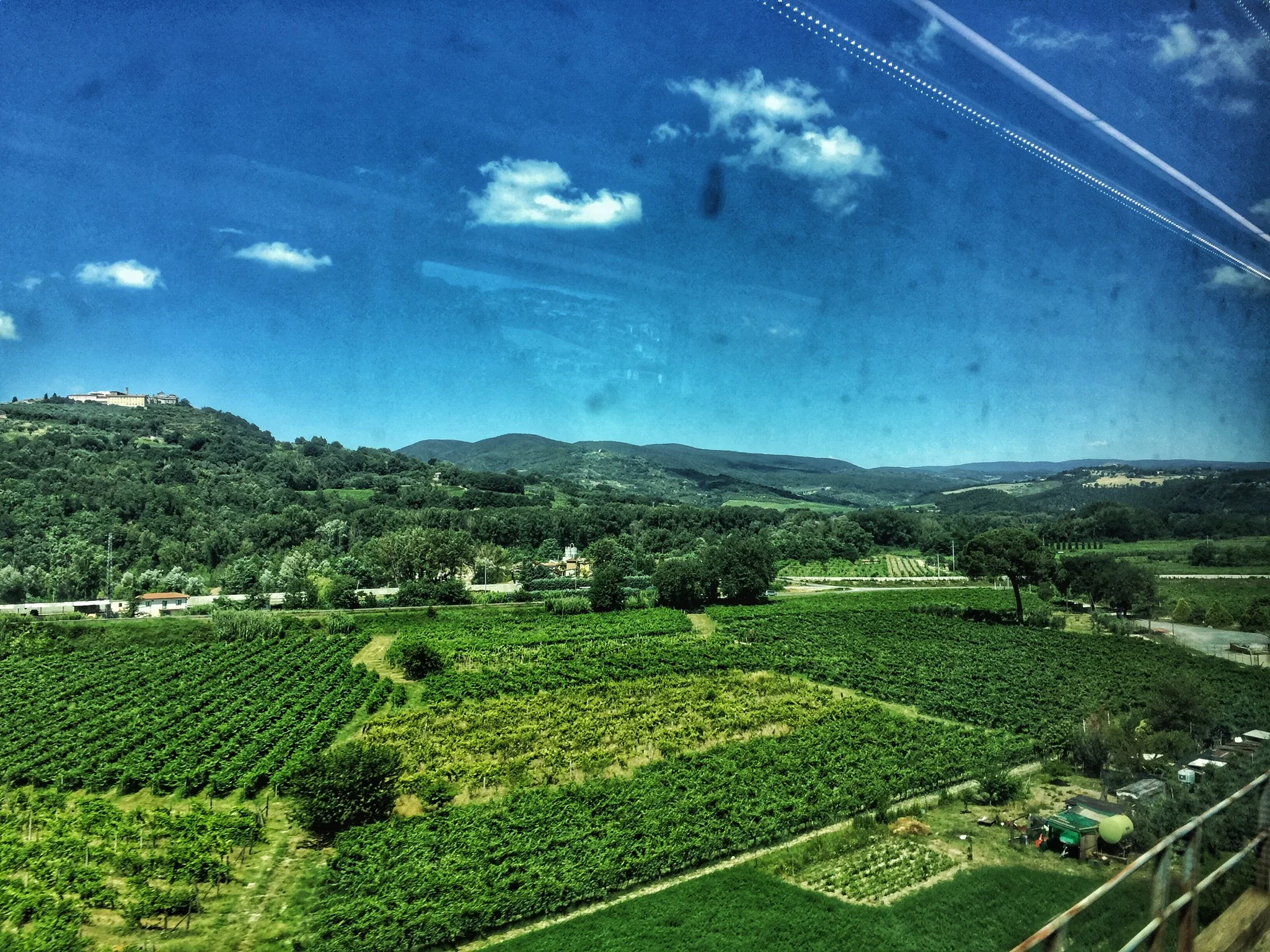 On the train to Florence we got to see the Italian country side for the first time. 