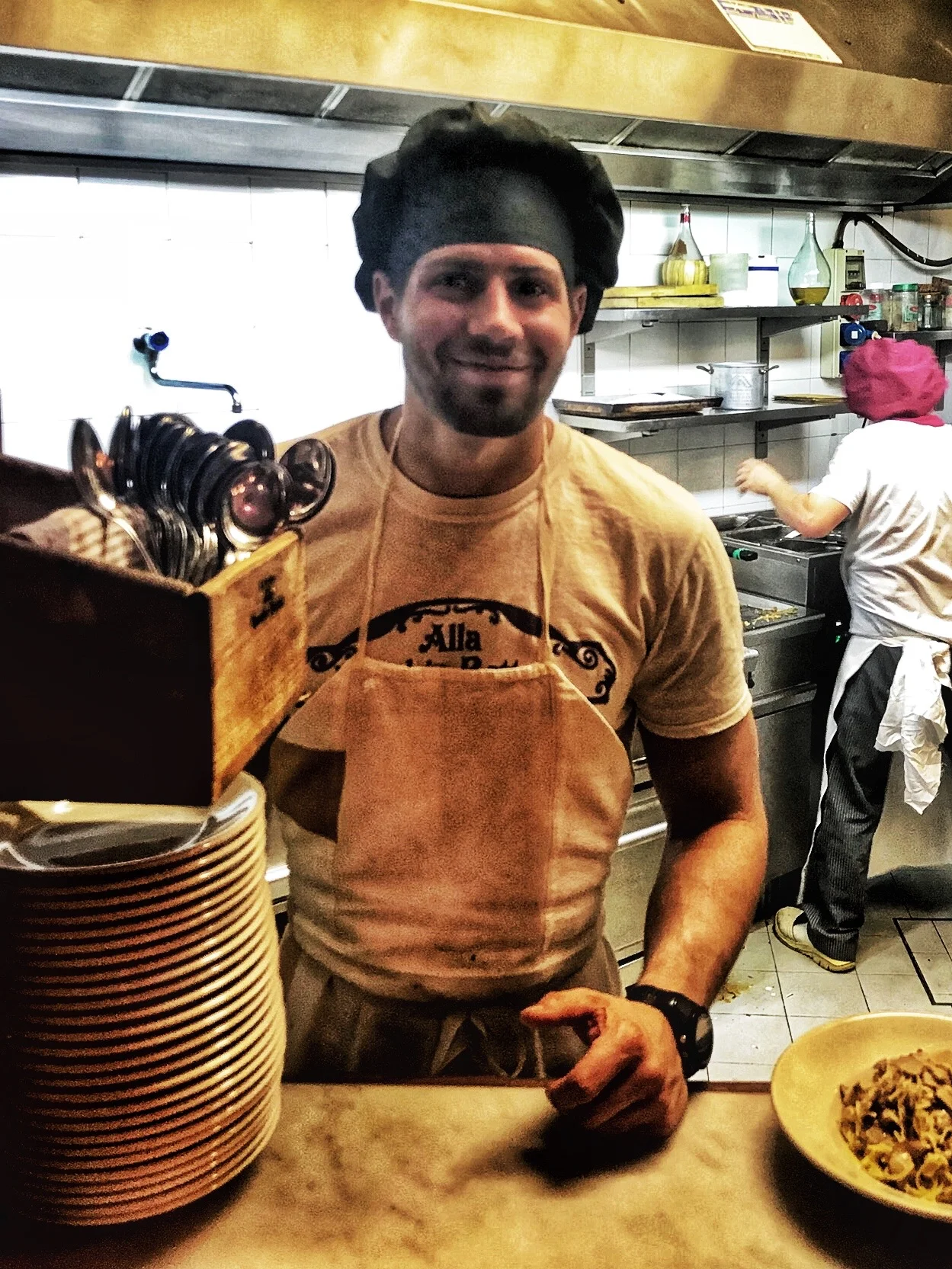 And the chef, another Italian hunk! 