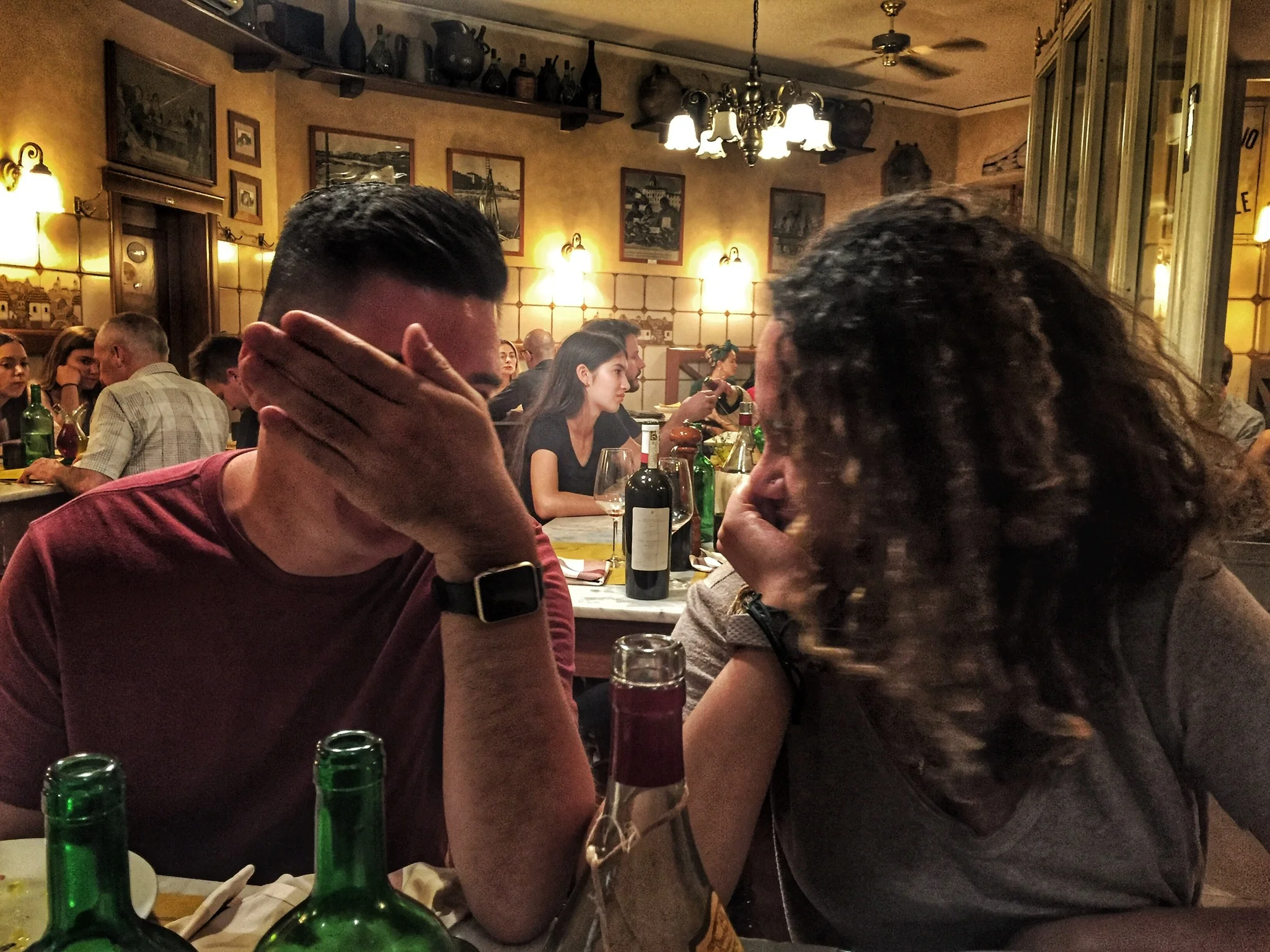 Bowe and Lena could not get over the steak! 