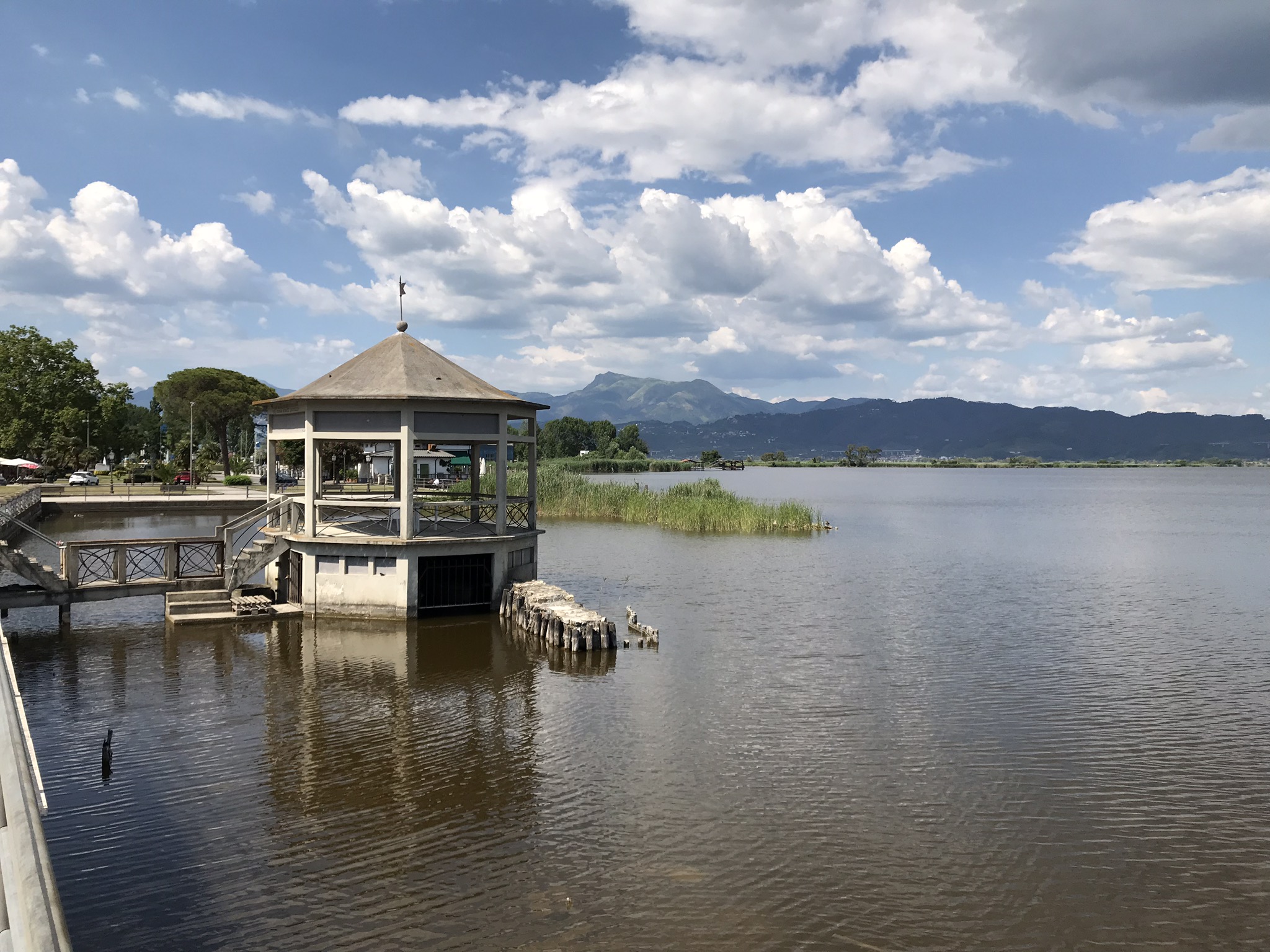 Puccini's lake house had some nice views. 