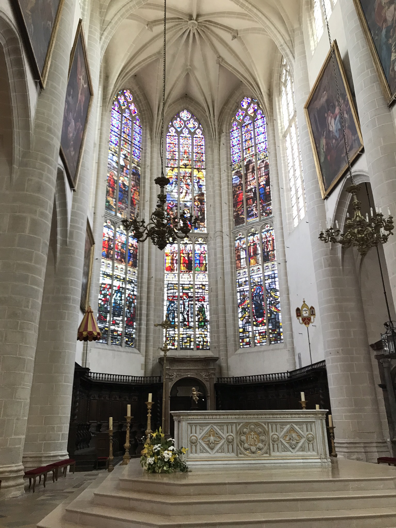 We came up upon a beautiful church in Dole! 