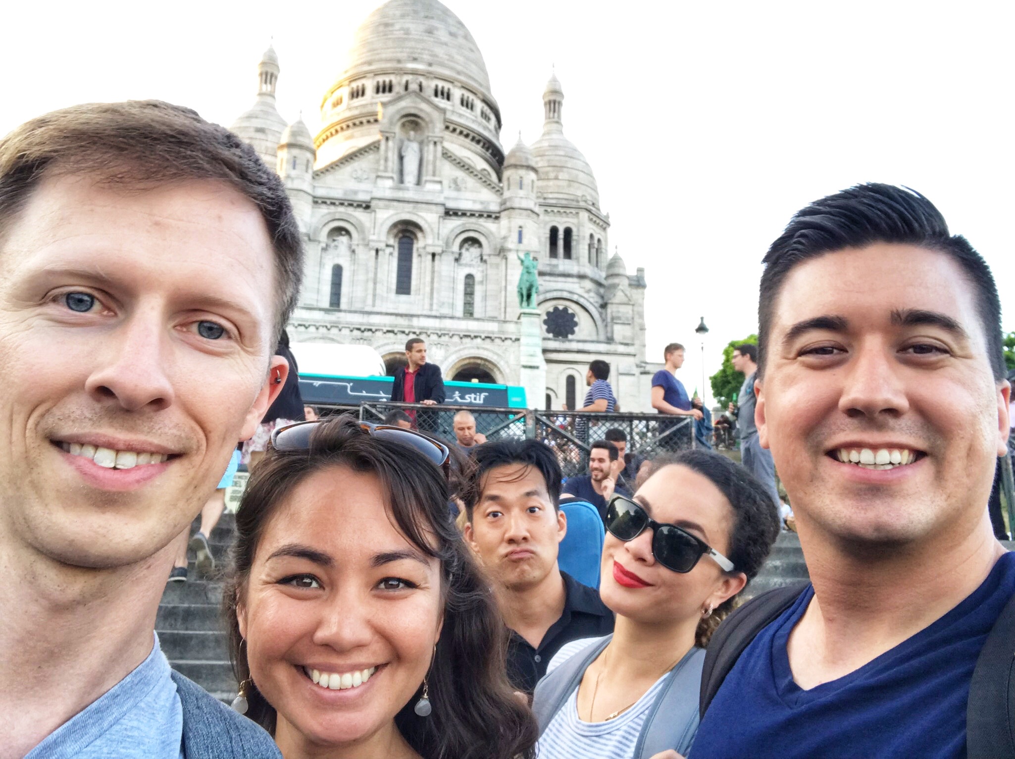 They made it to the S acré-Cœur!