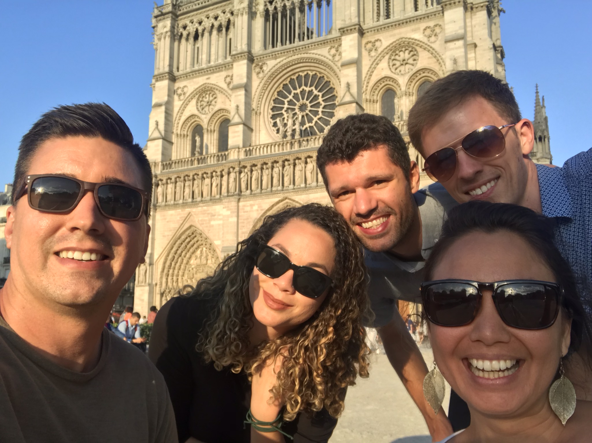 Notre-Dame before the concert! 