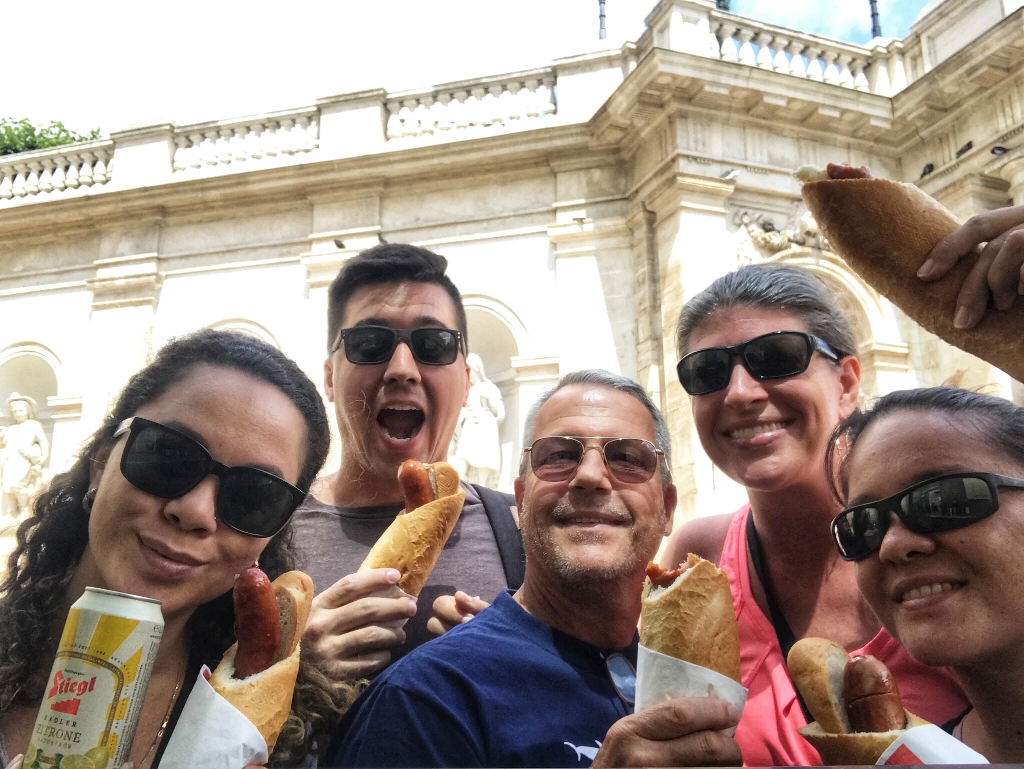 In the meantime, these guys could not get enough of the wieners! 