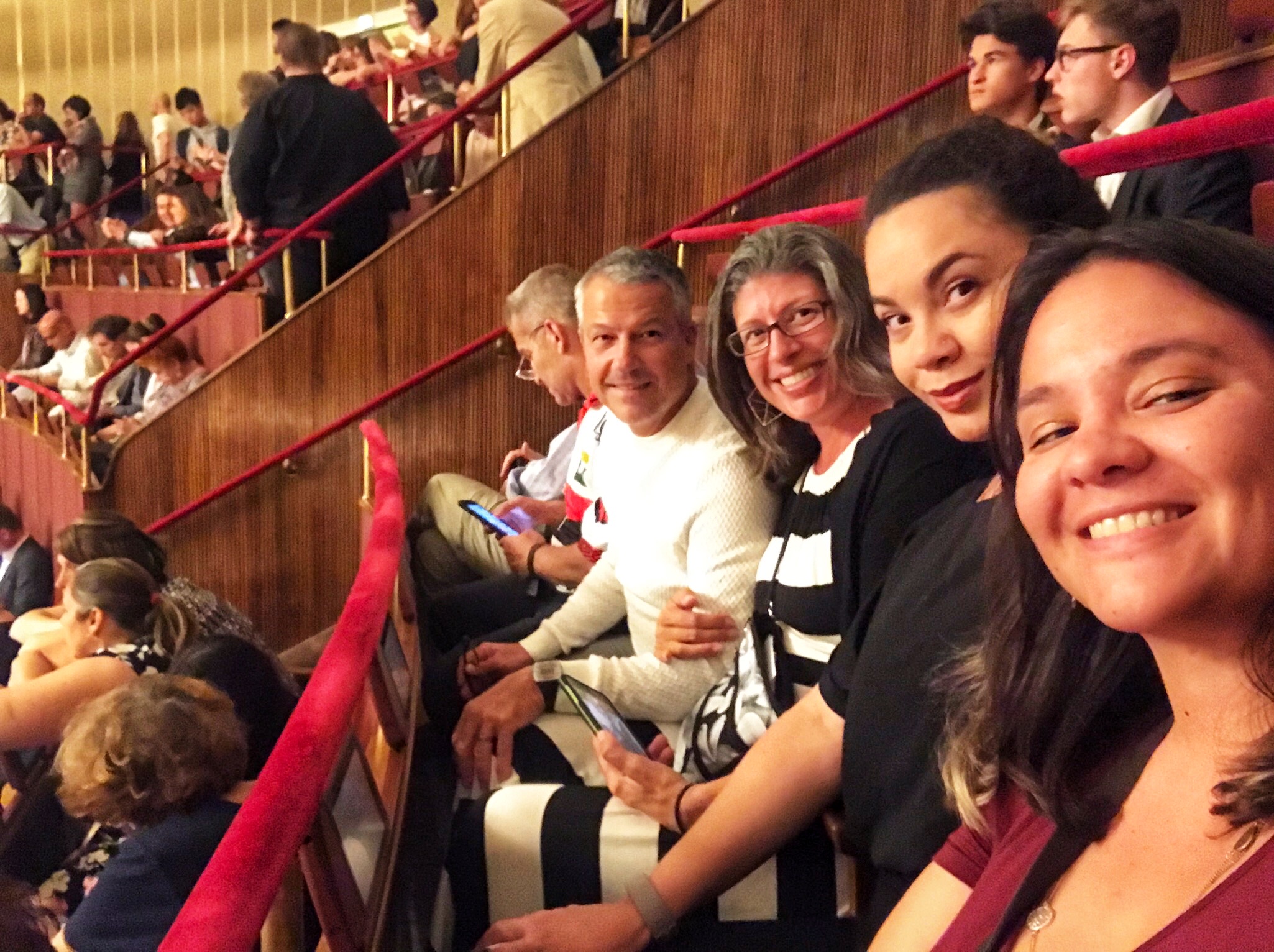 At the opera. 