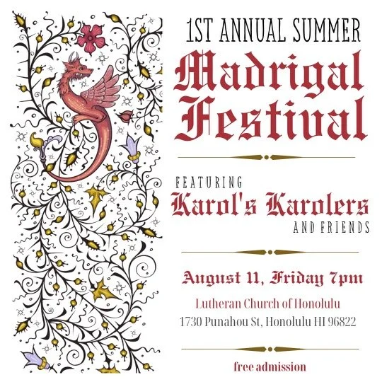 1st Annual Madrigal Festival