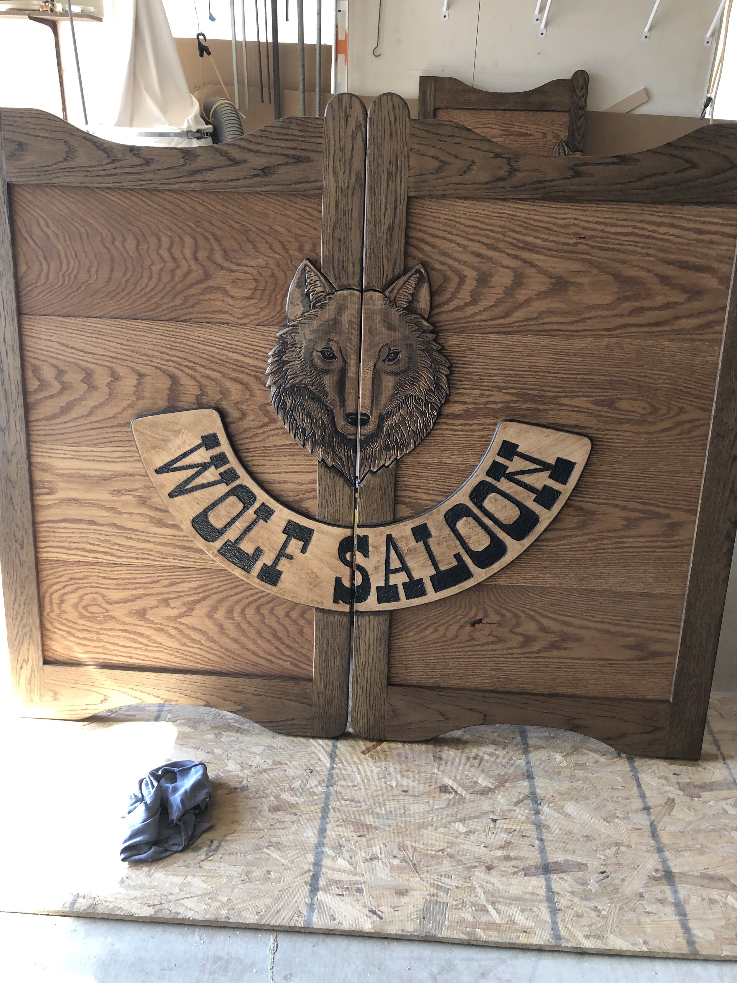 Wolf Saloon Custom Western Saloon Doors