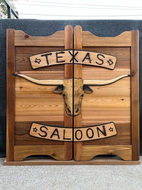 Texas longhorn western saloon door.jpg