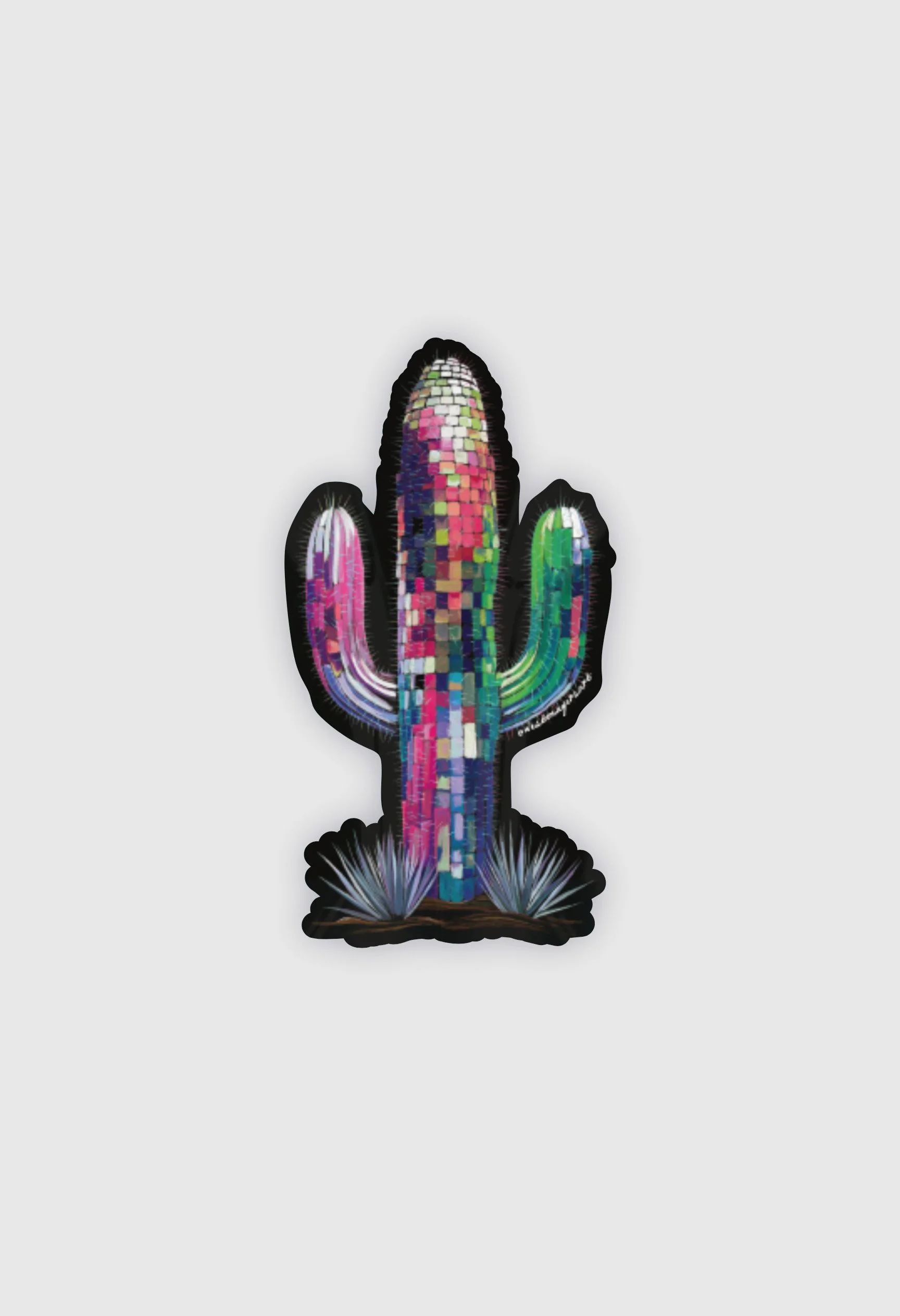 desert disco dreams weston ayers art holographic sticker.jpg