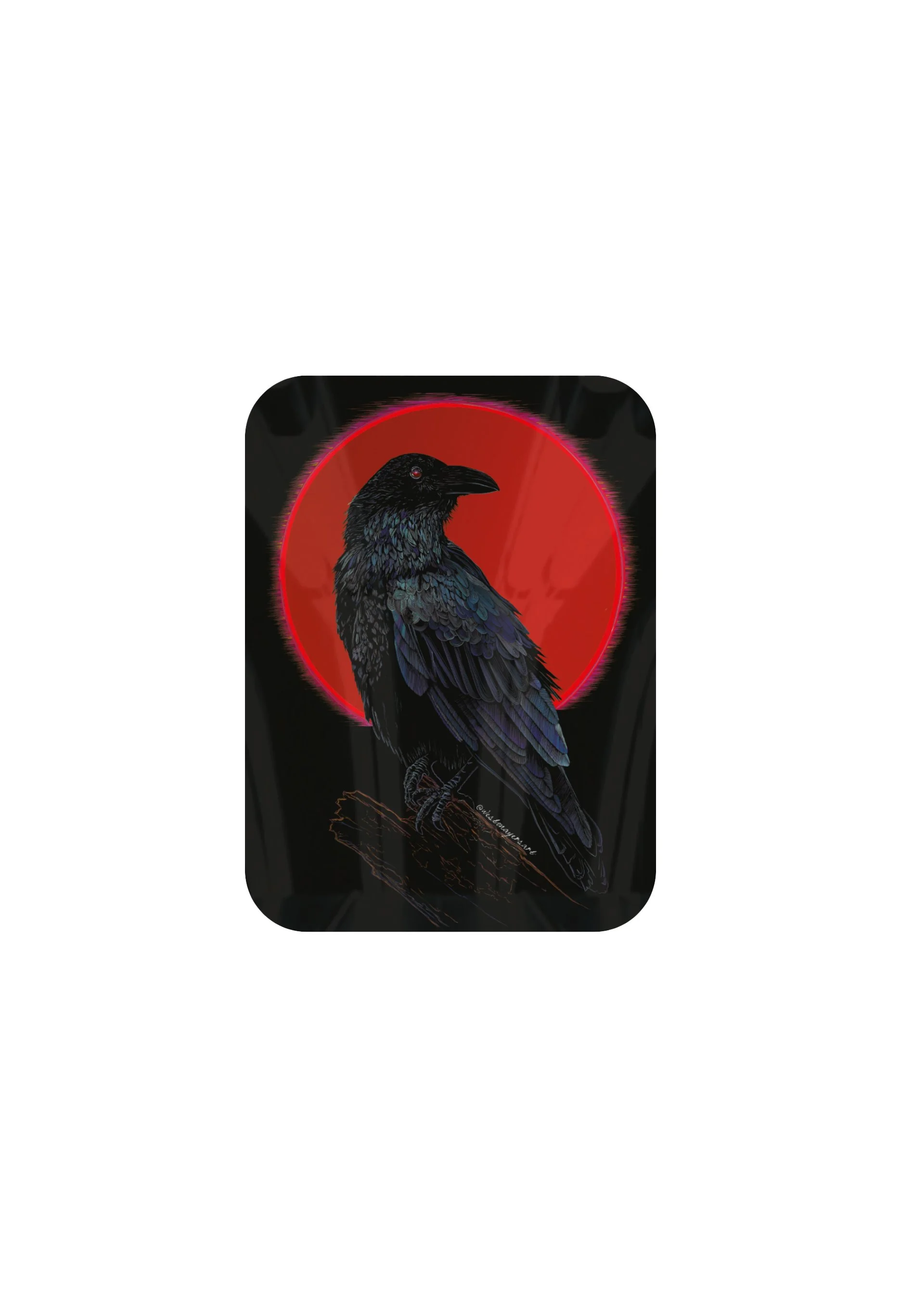 Eclipse of the Raven Holographic Sticker