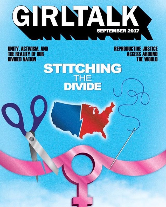 Our third issue is out- "Stitching the Divide" addressed a wide variety of topics, from reproductive justice to political divisions in America, and those who support and don't support feminism. Link in bio-enjoy!⭐️
