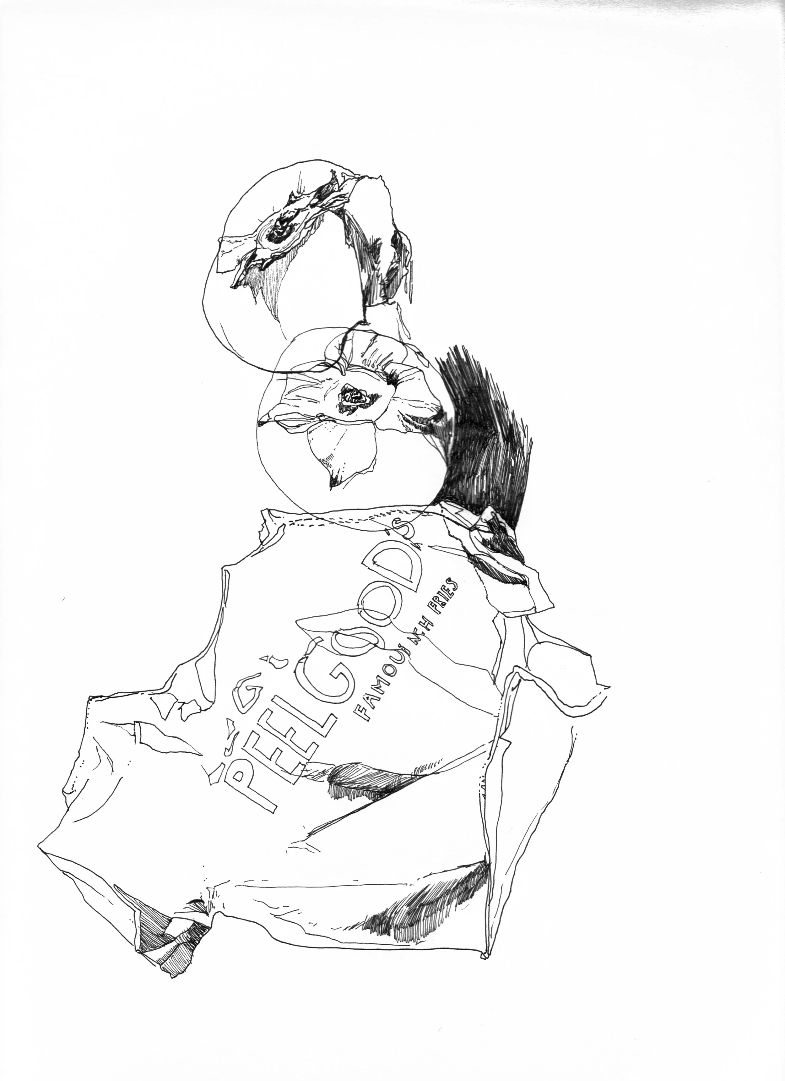 anxious, can’t sleep, shirt and persimmons