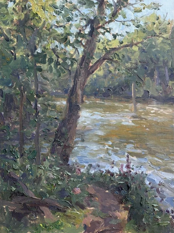  Available in  Shop  - $450  Oil on mounted linen (12”x9”)  2025 