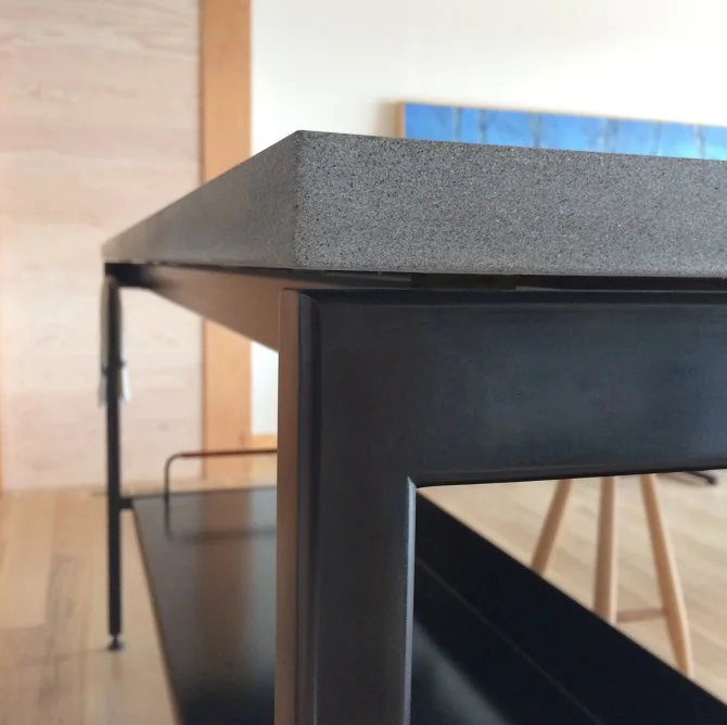 STEEL & STONE Kitchen Island