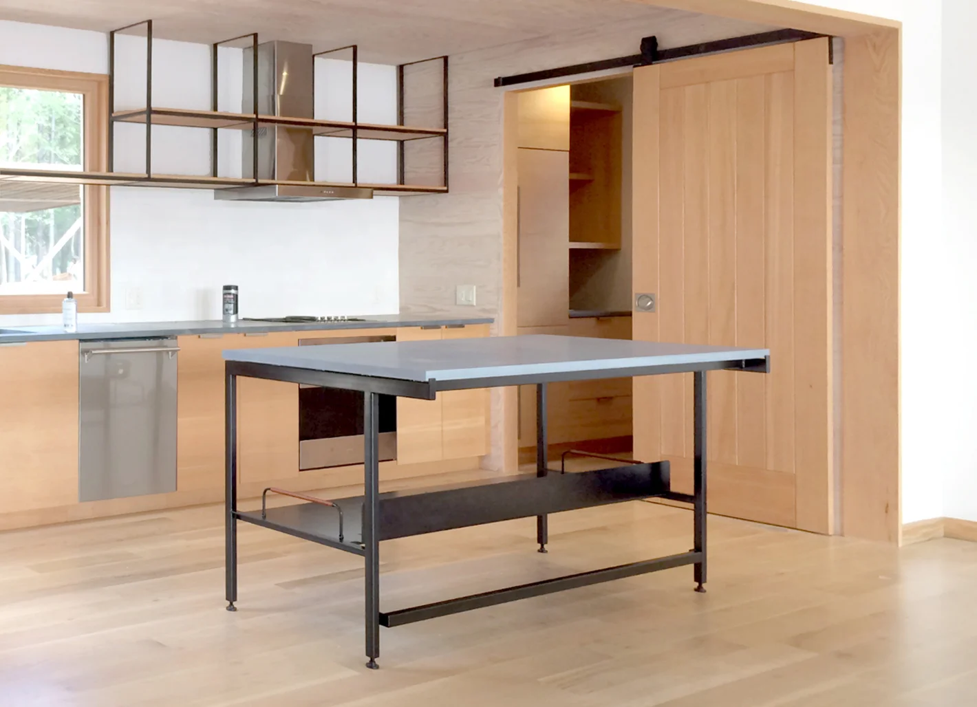 STEEL & STONE Kitchen Island