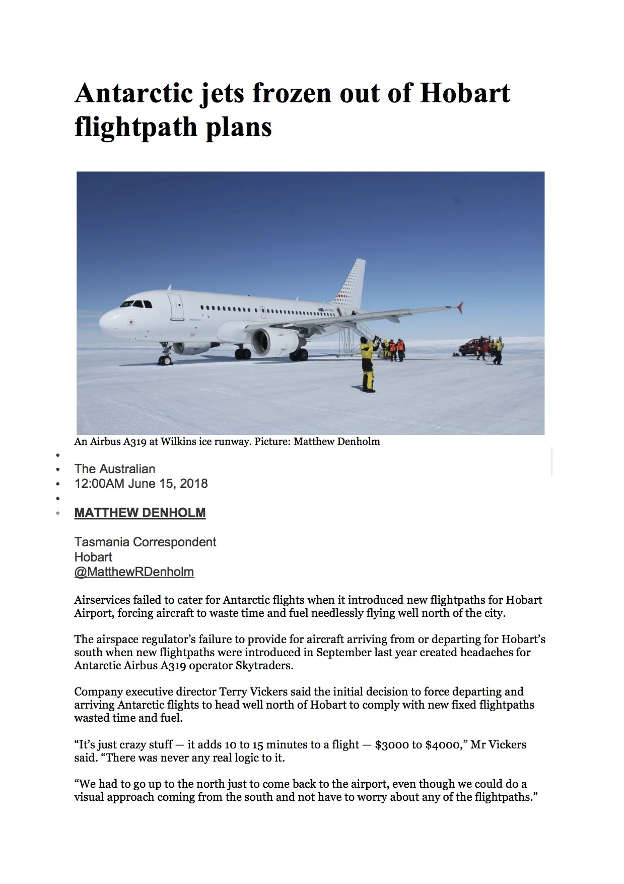 Antarctic jets frozen out of Hobart flightpath plans.jpg