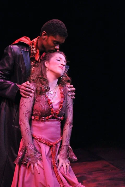 Ms. Worrell as Zerlina in Don Giovanni with baritone Jean Bernard Cerin.