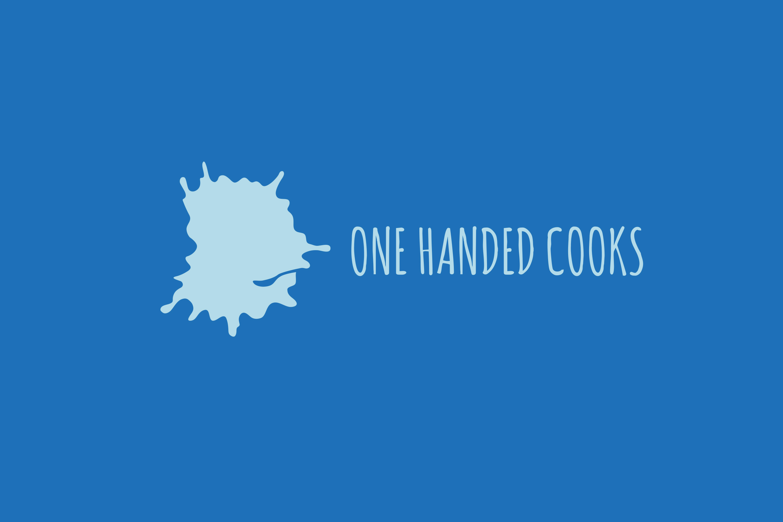 One Handed Cooks - Logo design for a baby food blog