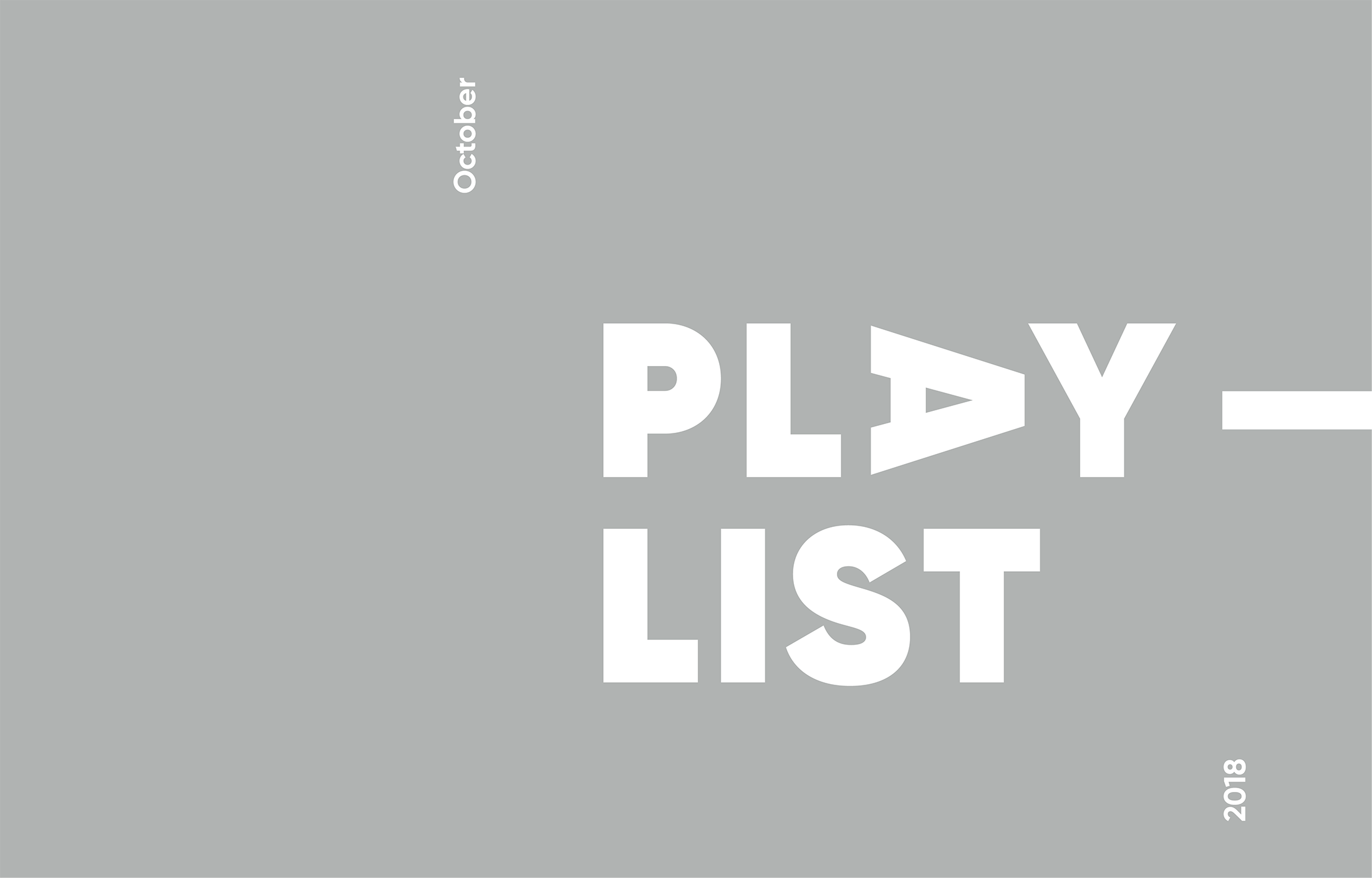 October 2018 Playlist