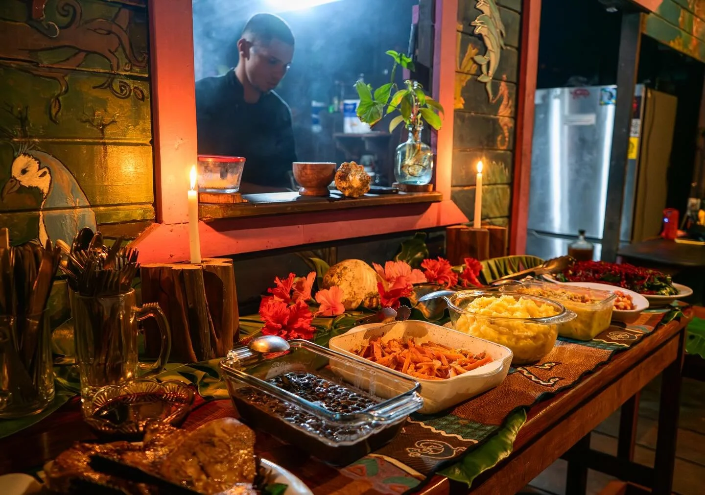 At our lodge, dinners are warm and magical with buffet-style plates, candlelights, and guests sharing stories, laughter, and flavors🍴

This is a highlight of staying at Dolphin Quest 🕯️

Book your stay with us via the limk in bio 👆

📸: @holalenit