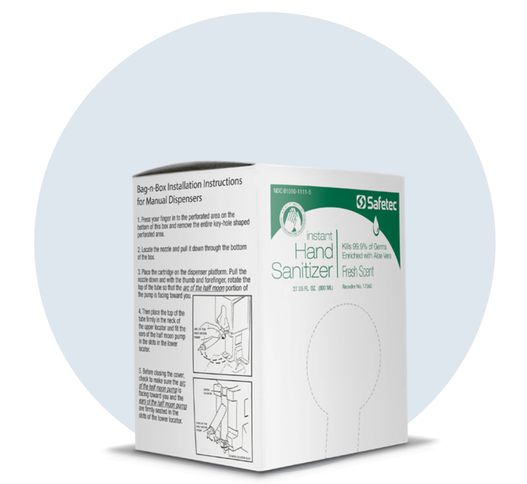 Instant Hand Sanitizer, Bag-in-Box