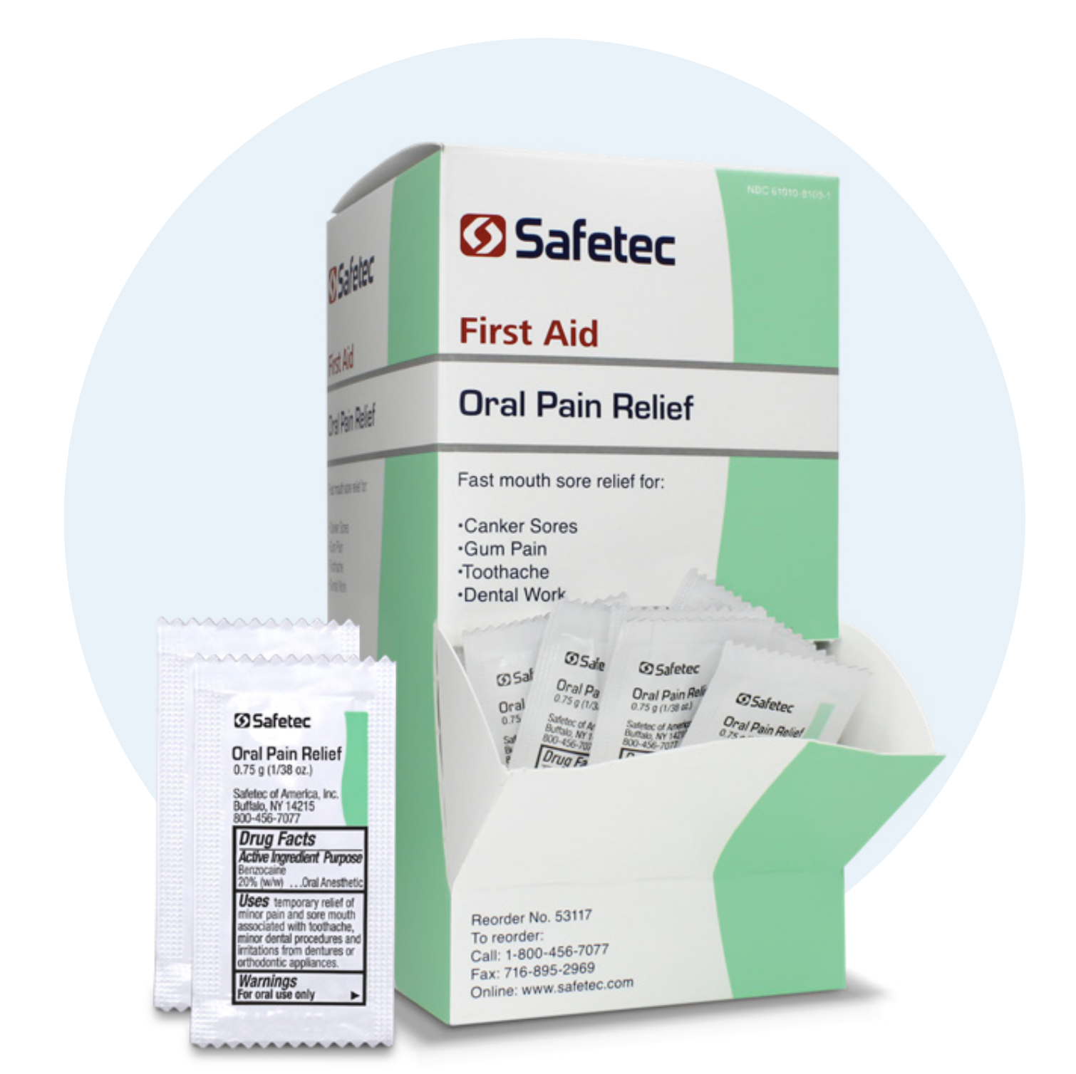 Oral Pain Relief, Formulated with Benzocaine for Pain Relief